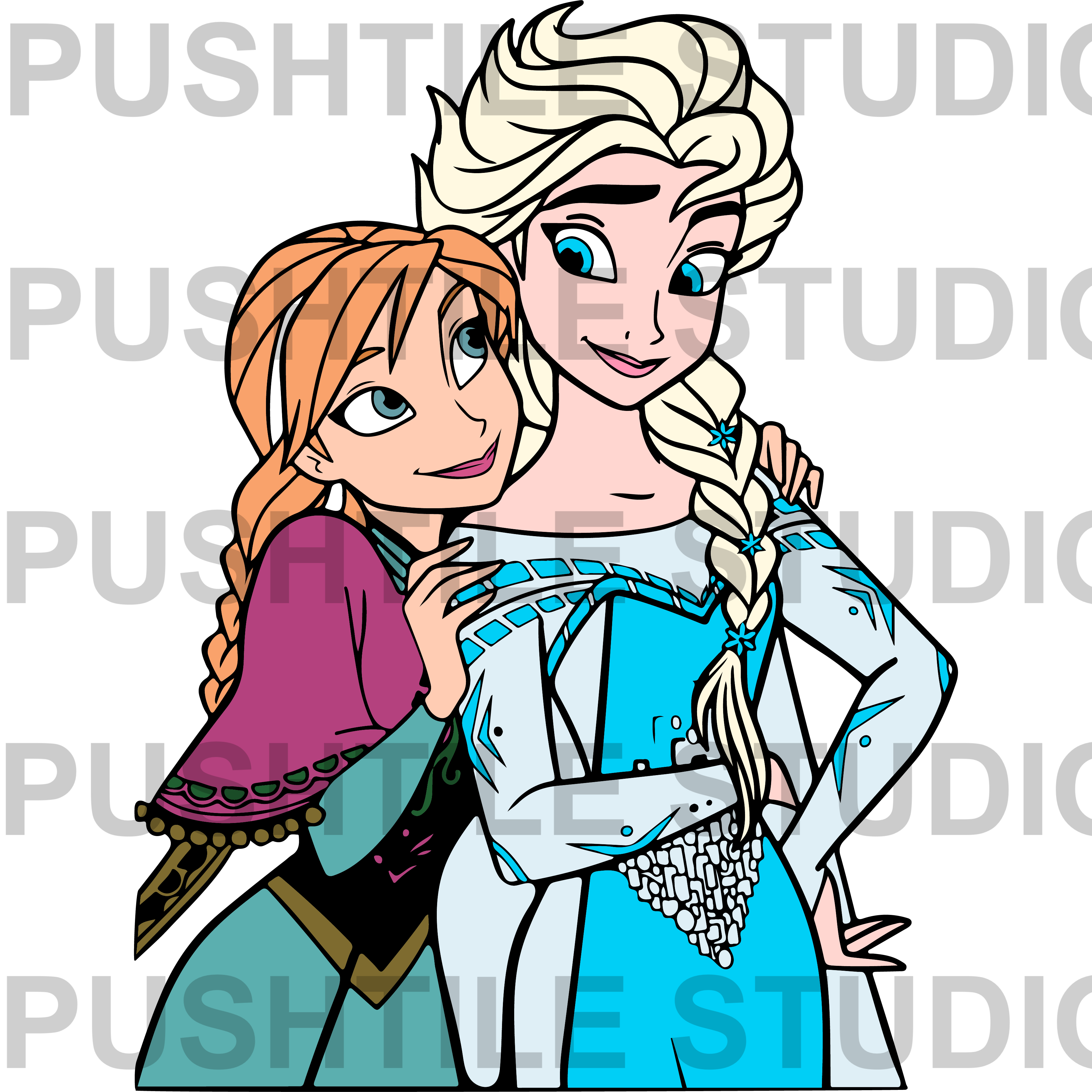 Push Tile Game 2 Player Set（ Frozen  ）65 Tiles