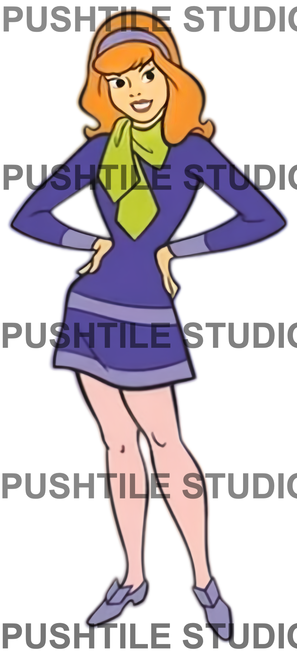 Push Tile Game 2 Player Set（ Scooby Doo ）65 Tiles