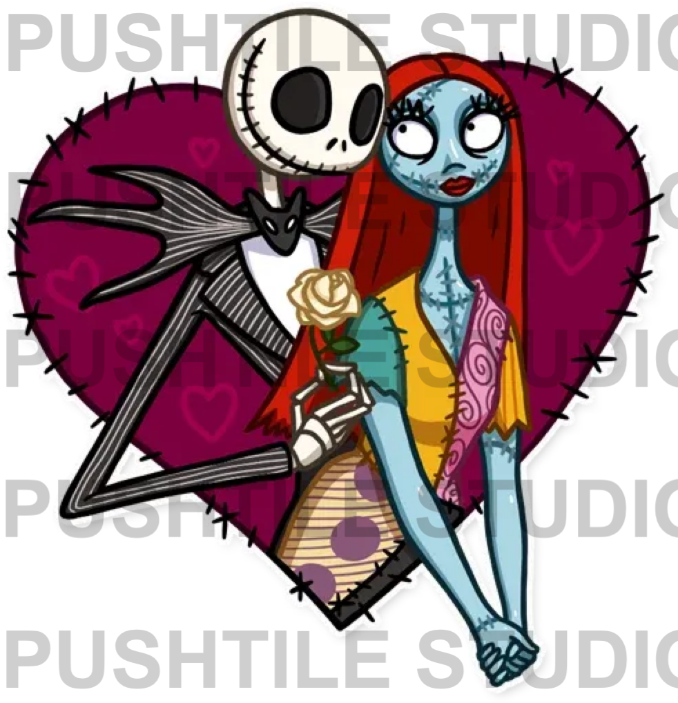  Pre-Release Push Tile Game 2 Player Set（ Nightmare Before Christmas ）65 Tiles