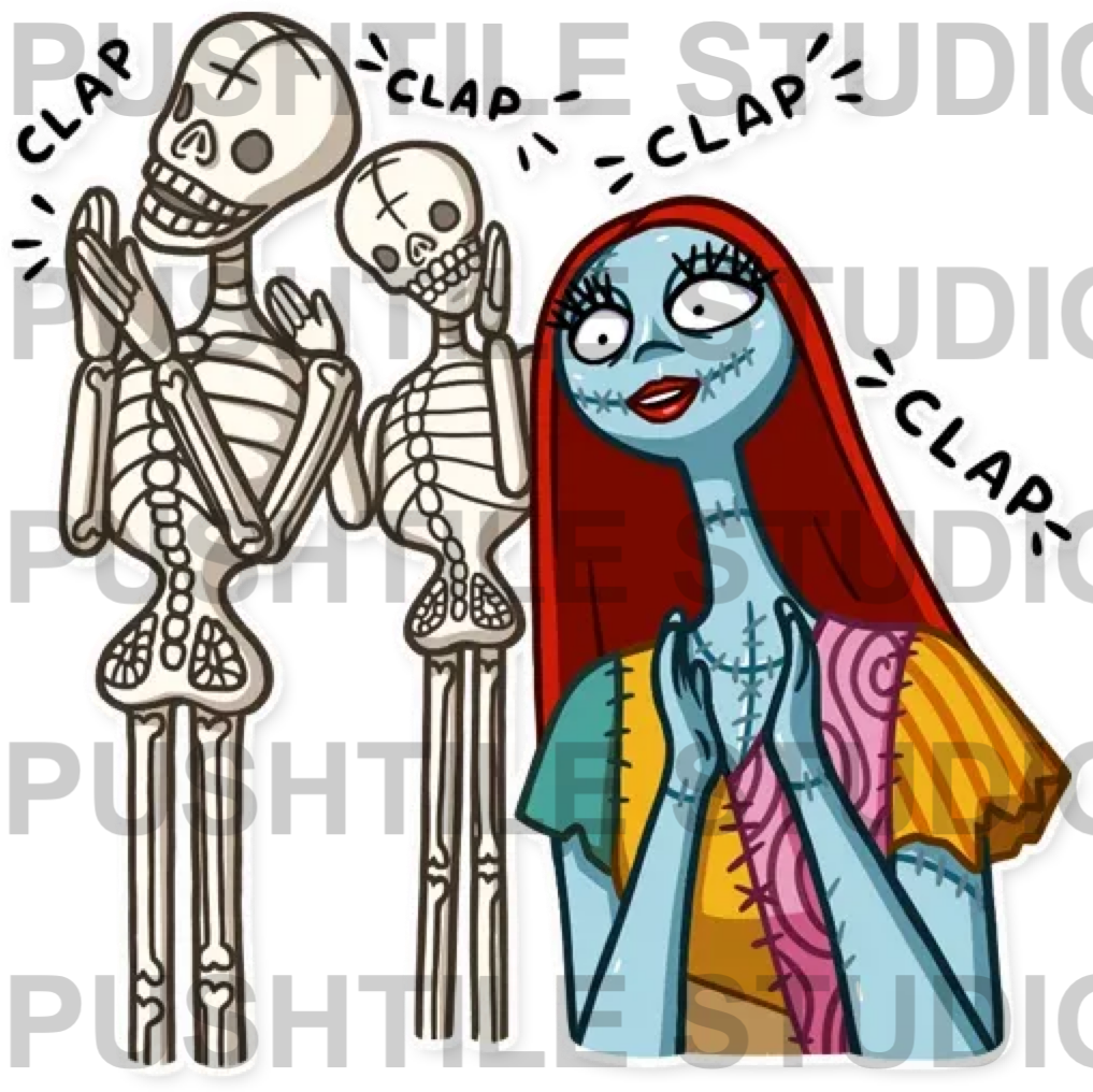  Pre-Release Push Tile Game 2 Player Set（ Nightmare Before Christmas ）65 Tiles