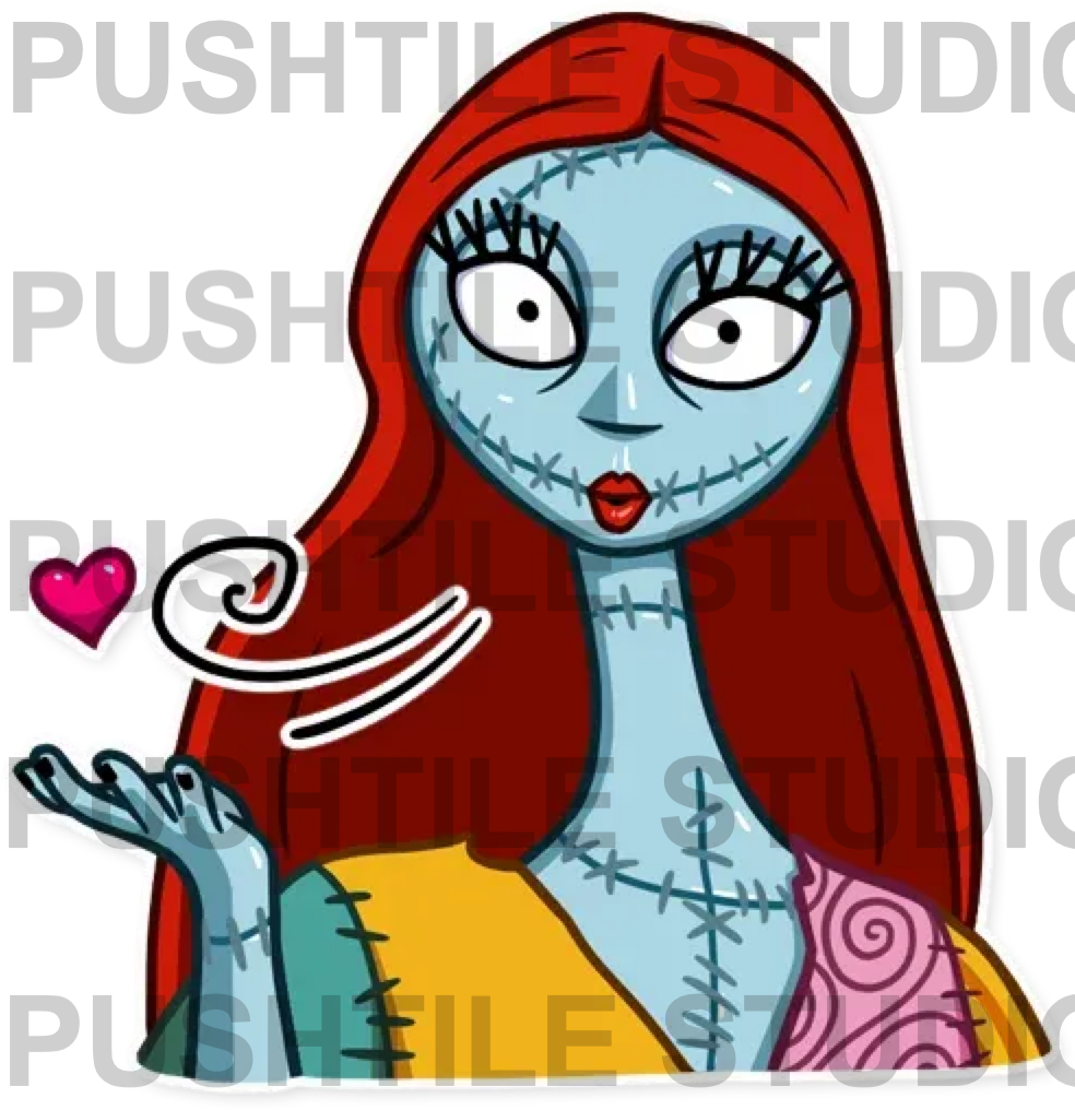  Pre-Release Push Tile Game 2 Player Set（ Nightmare Before Christmas ）65 Tiles