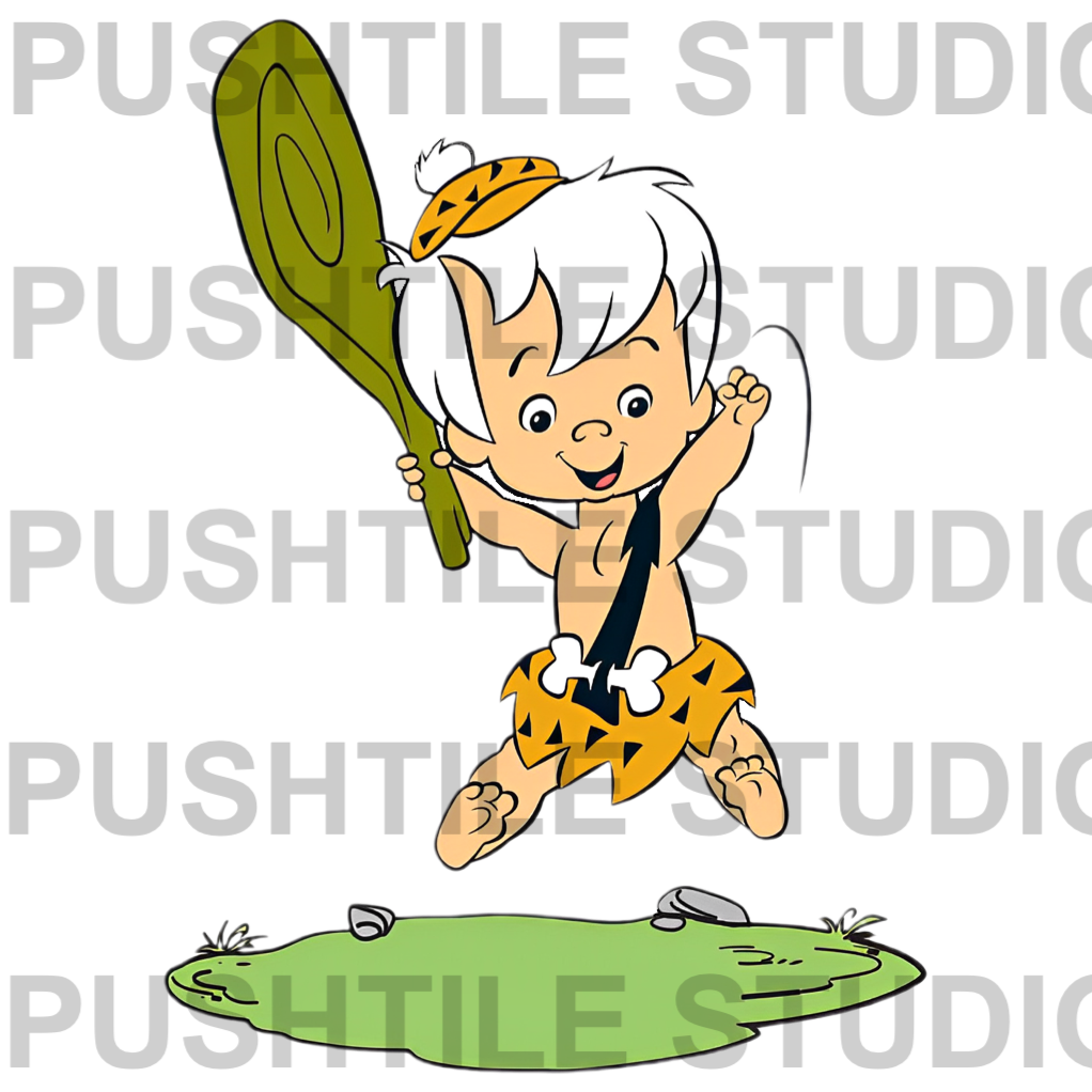 Push Tile Game 2 Player Set（ The Flintstone vs The Jetsons  ）65 Tiles