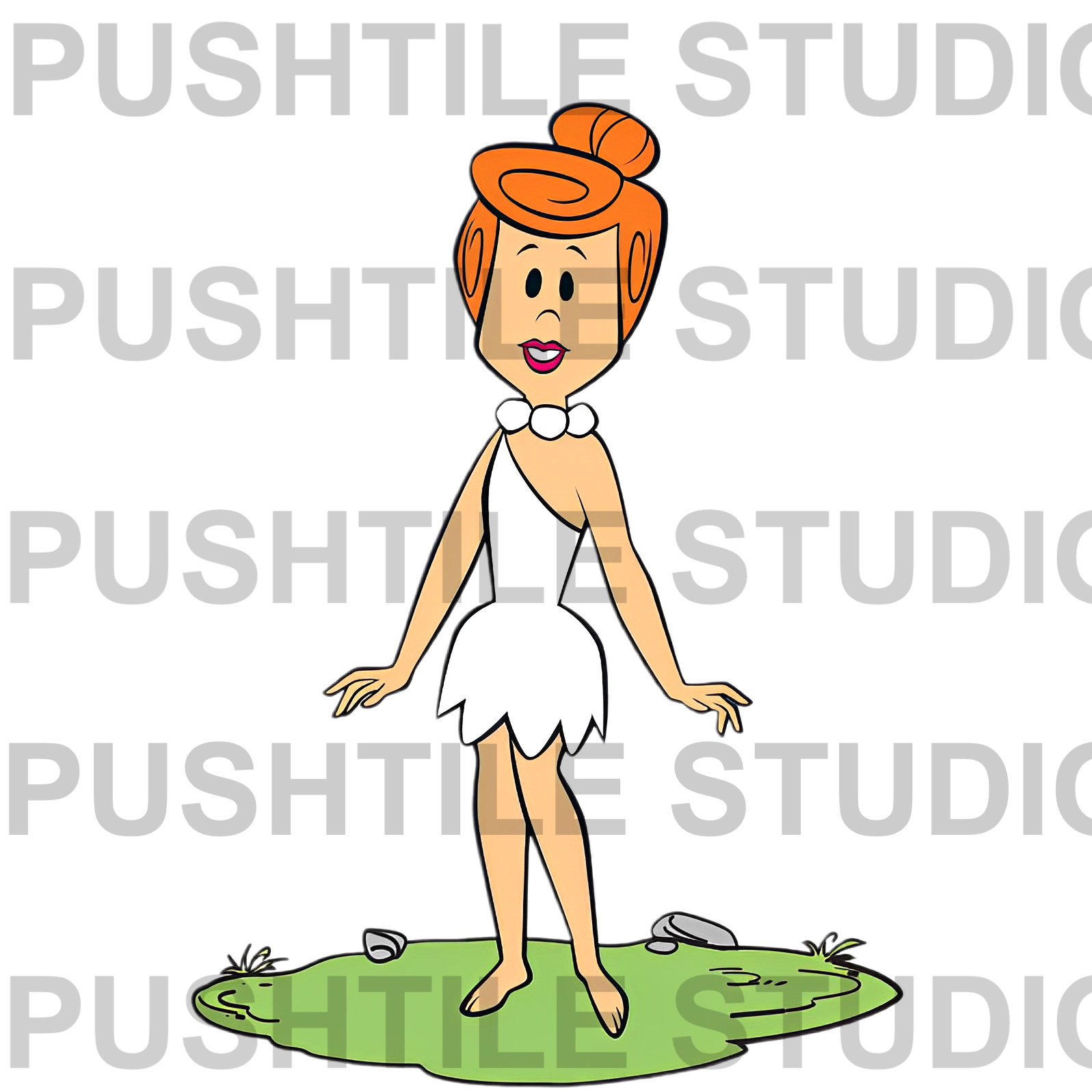 Push Tile Game 2 Player Set（ The Flintstone vs The Jetsons  ）65 Tiles