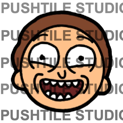 Pre-Release Push Tile Game 2 Player Set（ Rick and Morty ）65 Tiles