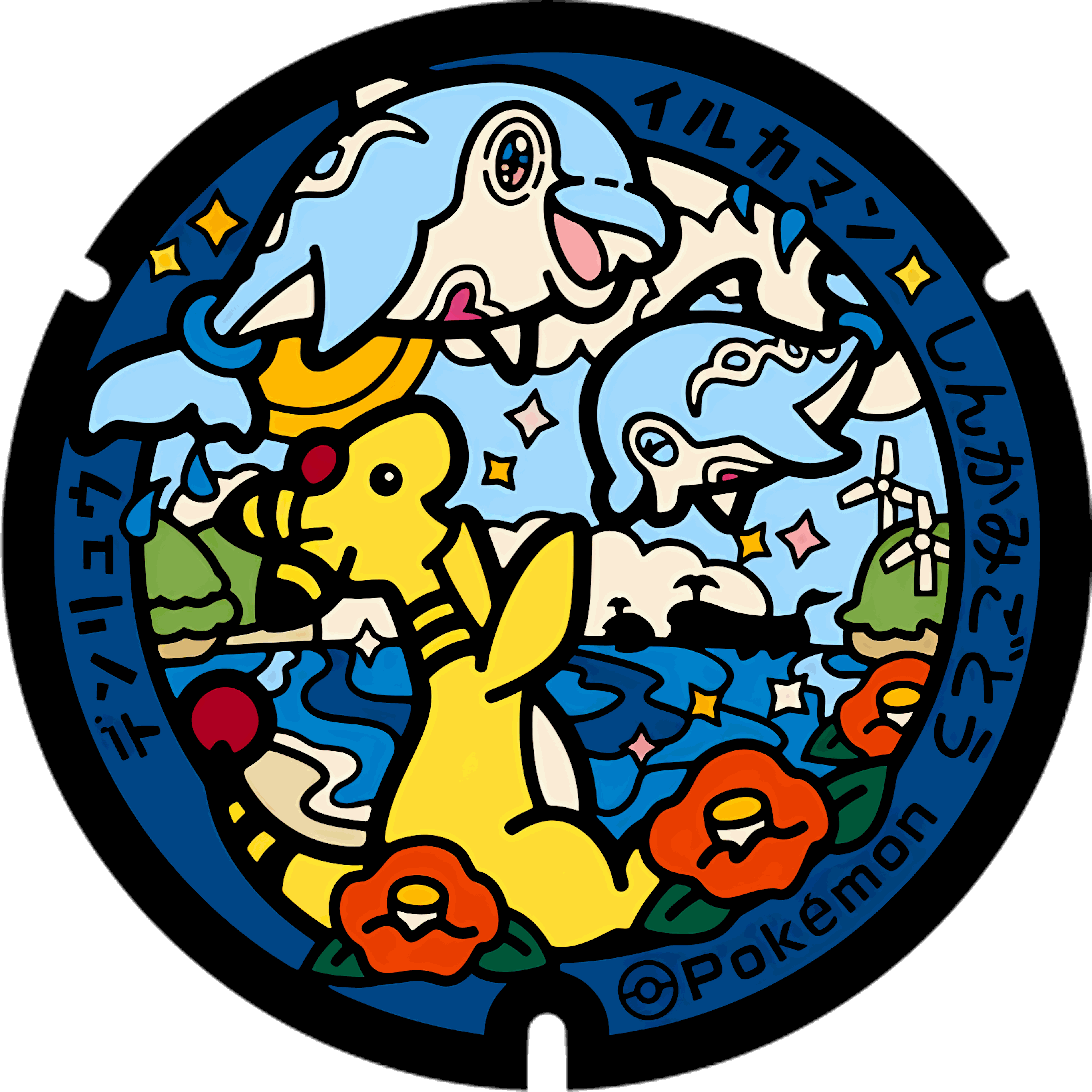 Pokémon ceramic poker chip 2.0 customizable set ( Group pokemon chip ) 