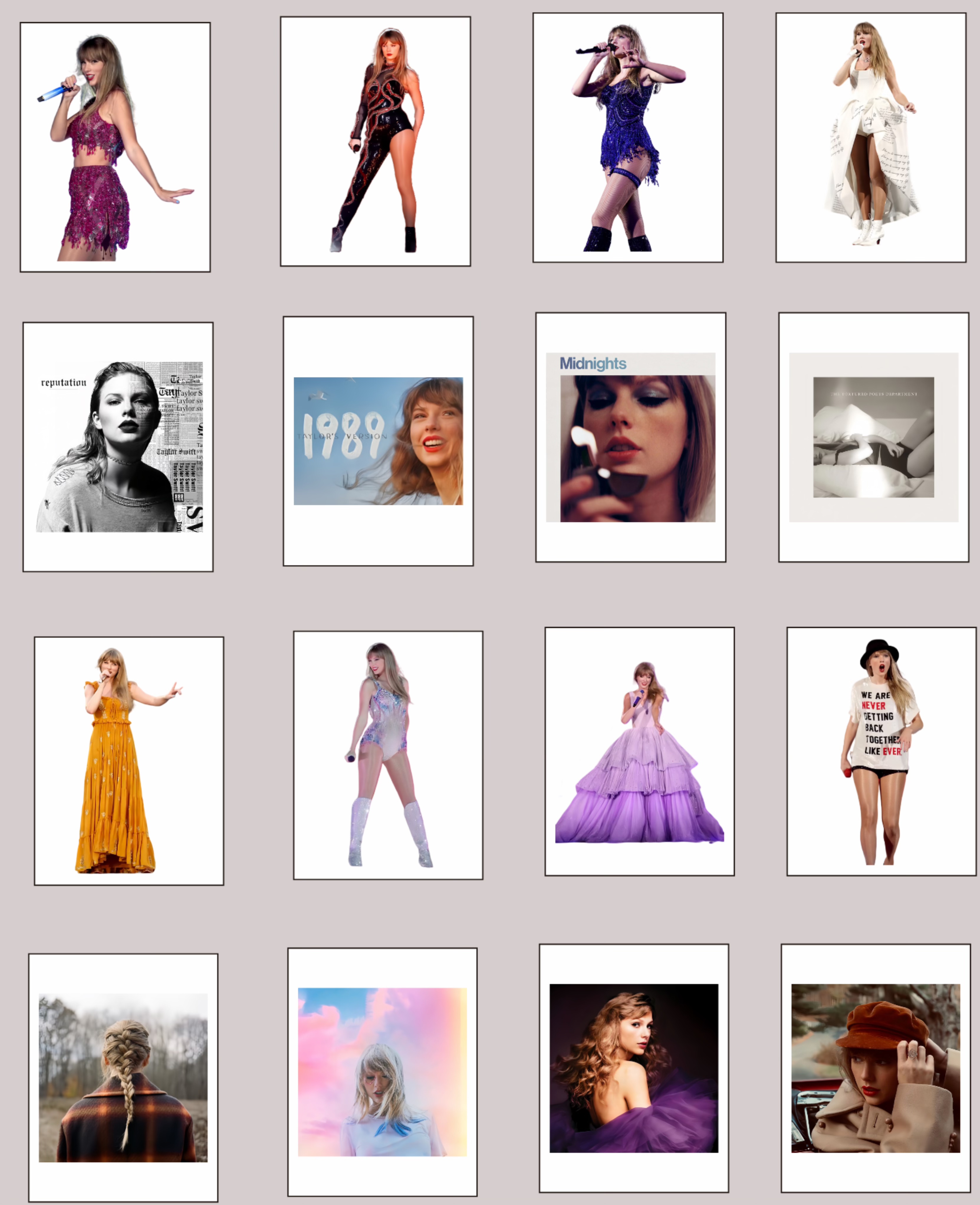  Pre-Release Push Tile Game 2 Player Set（ Taylor Swift  ）65 Tiles