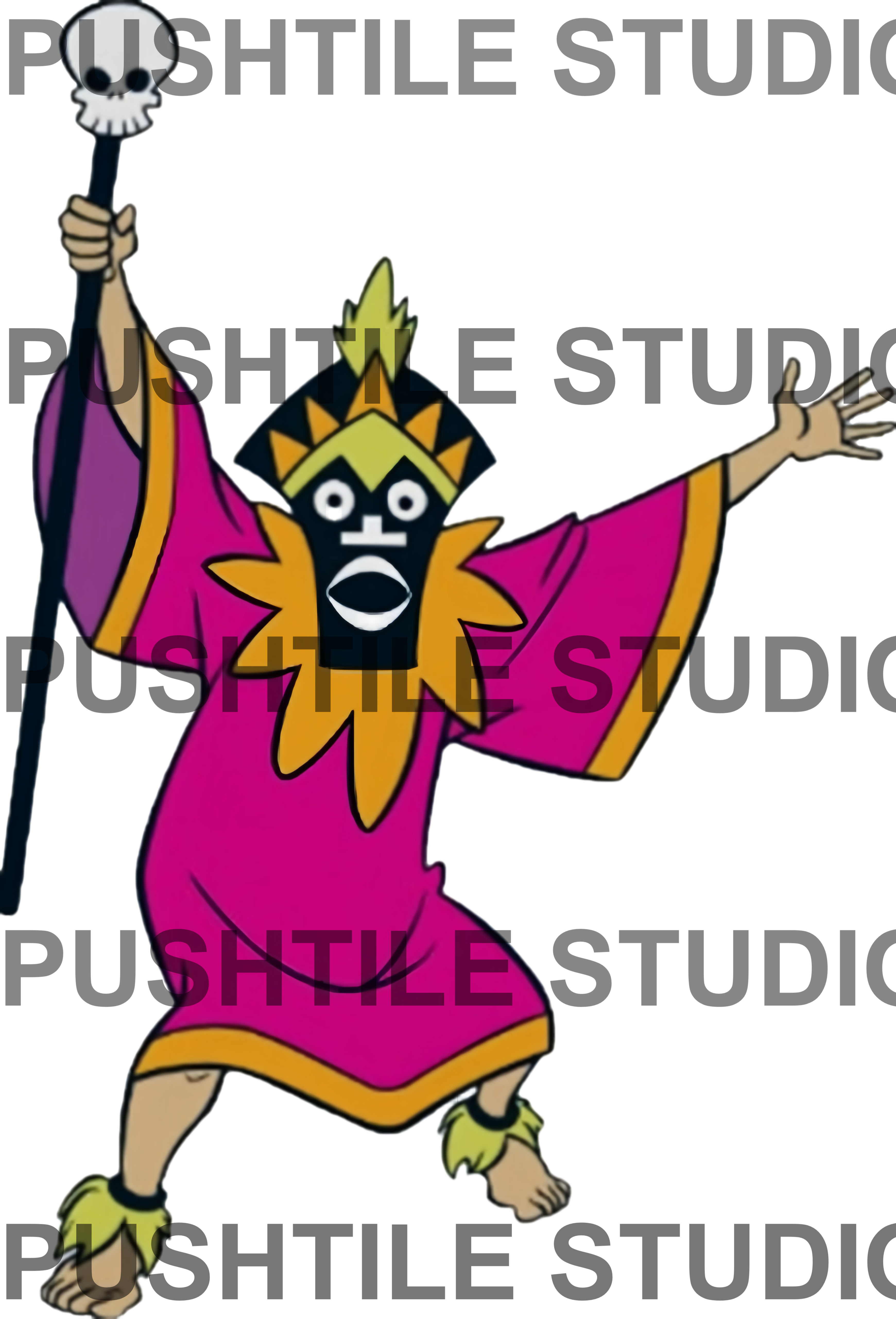 Push Tile Game 2 Player Set（ Scooby Doo ）65 Tiles