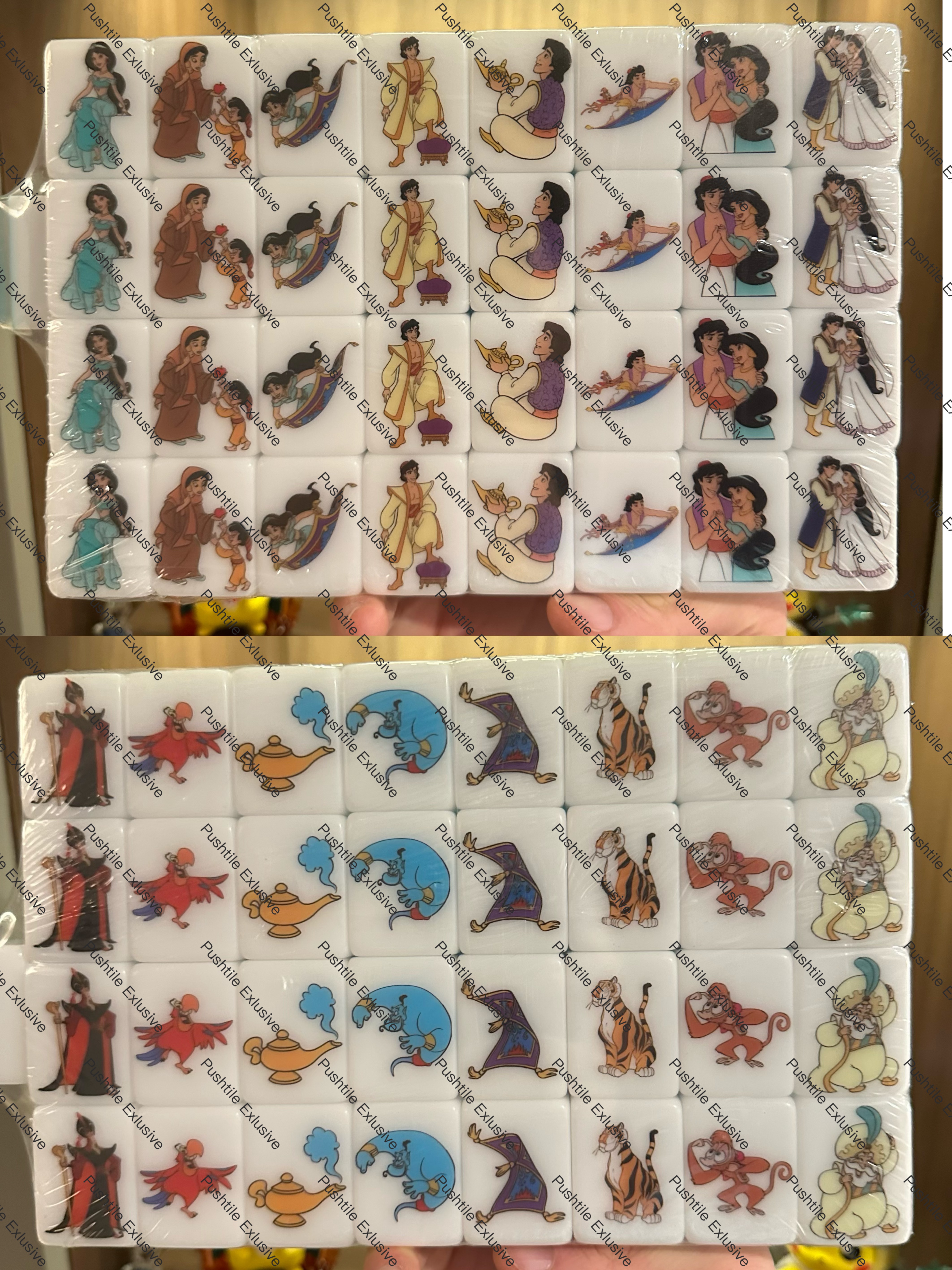 Push Tile Game 2 Player Set（ Aladdin  ）65 Tiles