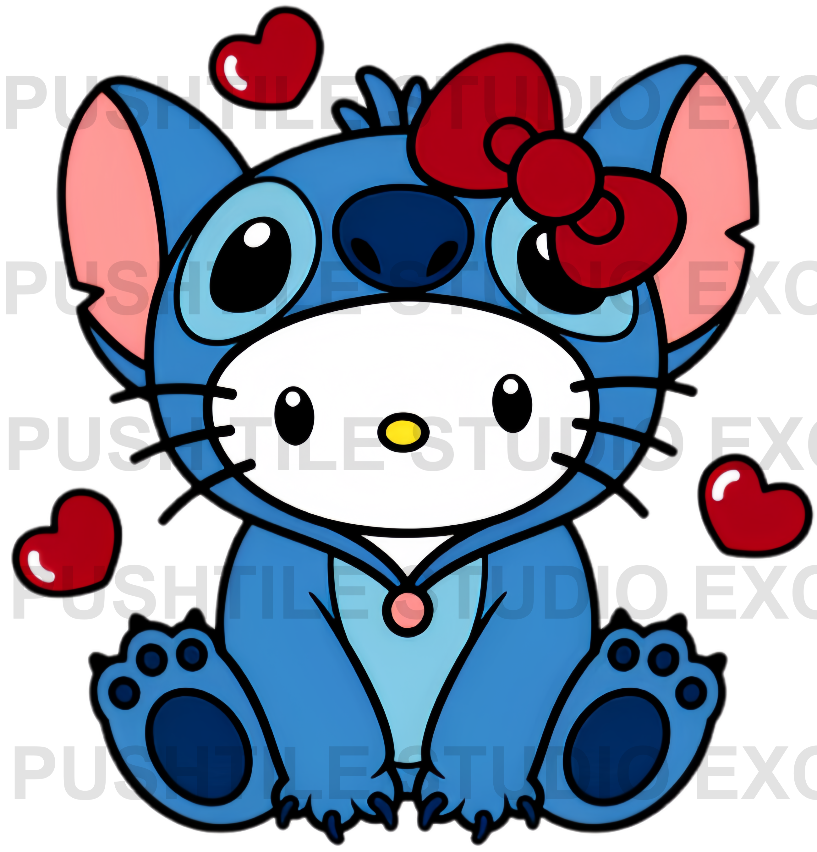 Pre-Release Push Tile Game 2 Player Set（ Sanrio Hello Kitty Cosplay Deluxe ）65 Tiles