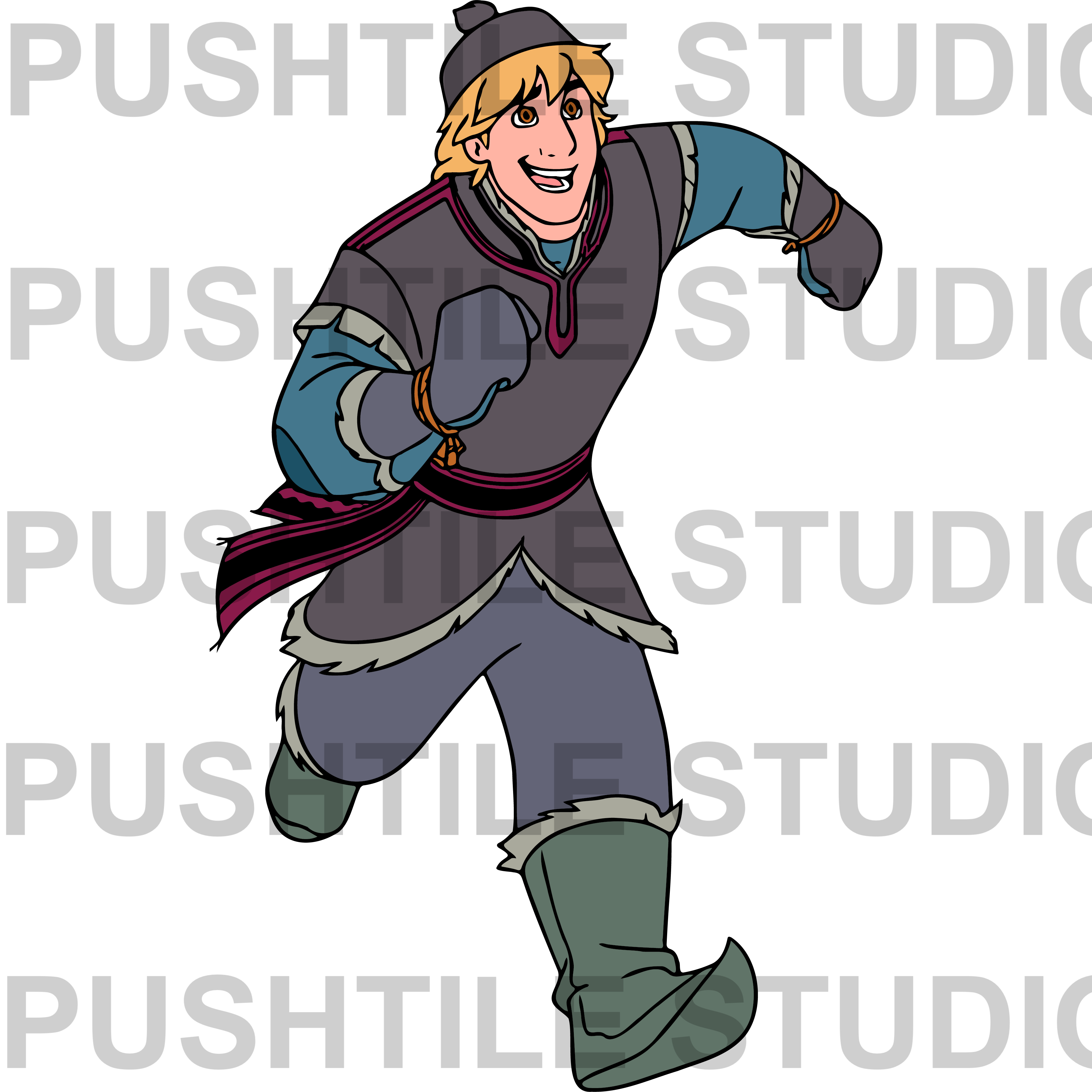 Push Tile Game 2 Player Set（ Frozen  ）65 Tiles