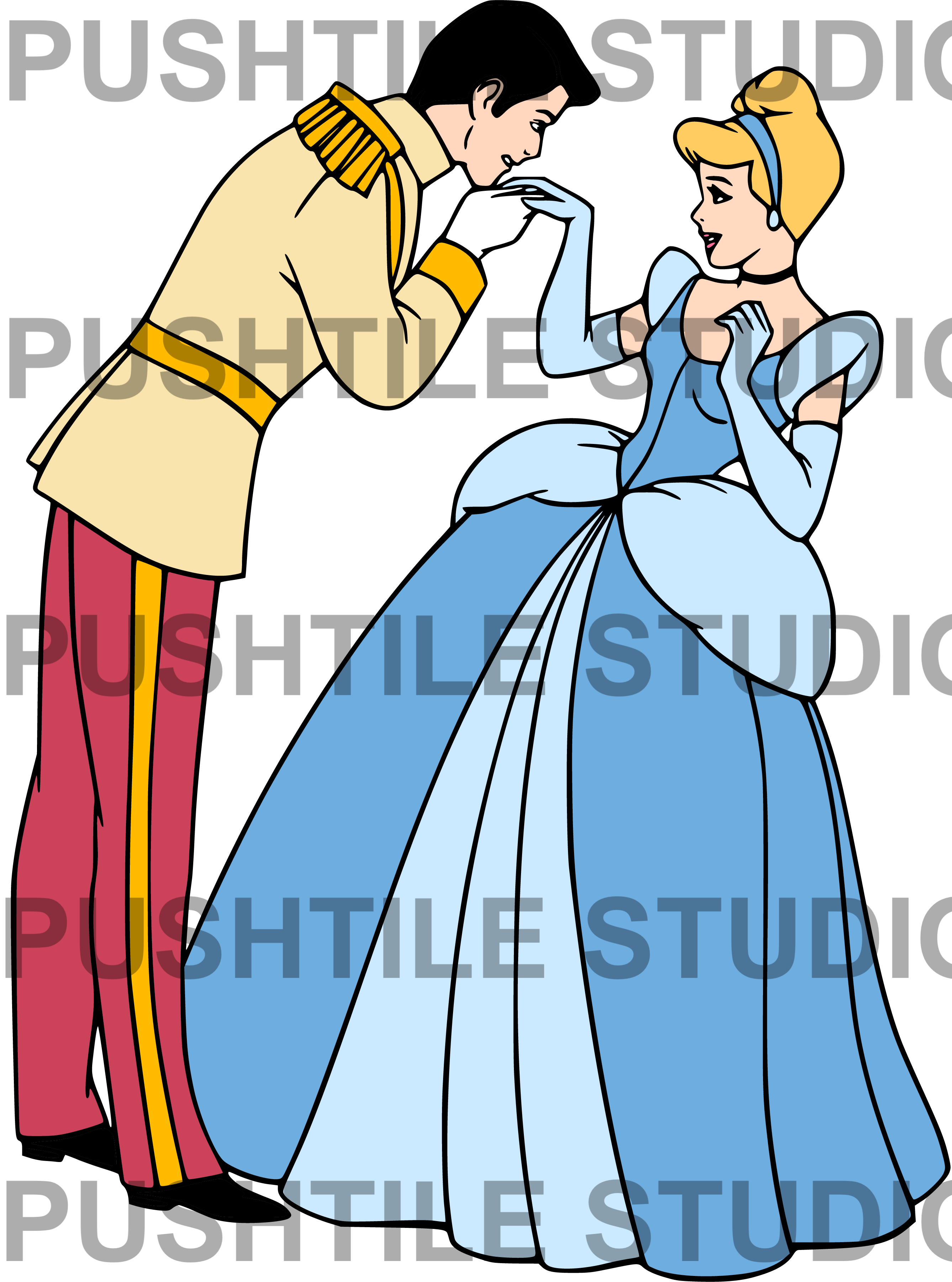  Pre-Release Push Tile Game 2 Player Set（ Cinderella ) 65 Tiles