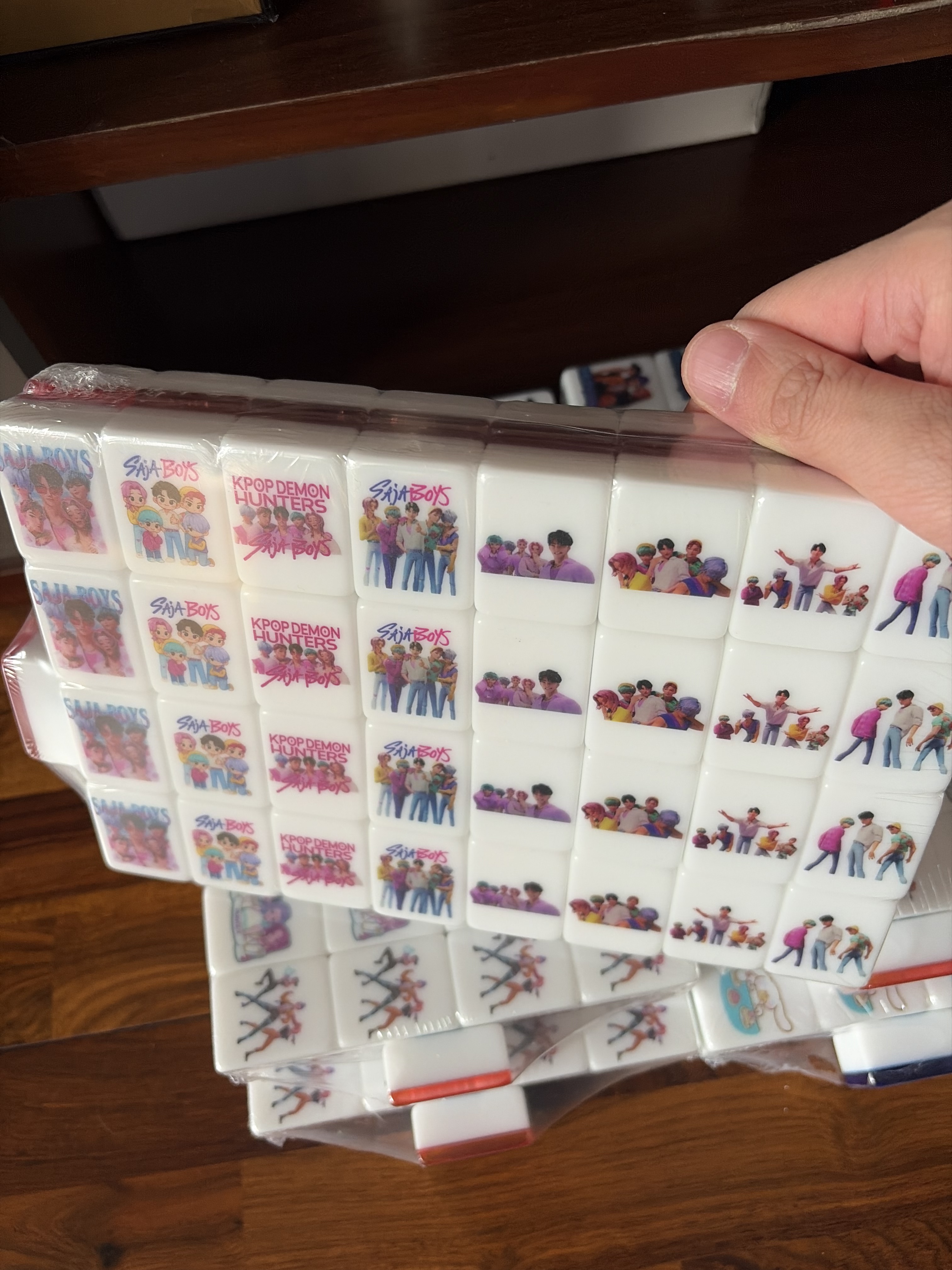 Push Tile Game  2 Player Set（ Kpop Demon Hunter ）65 Tiles