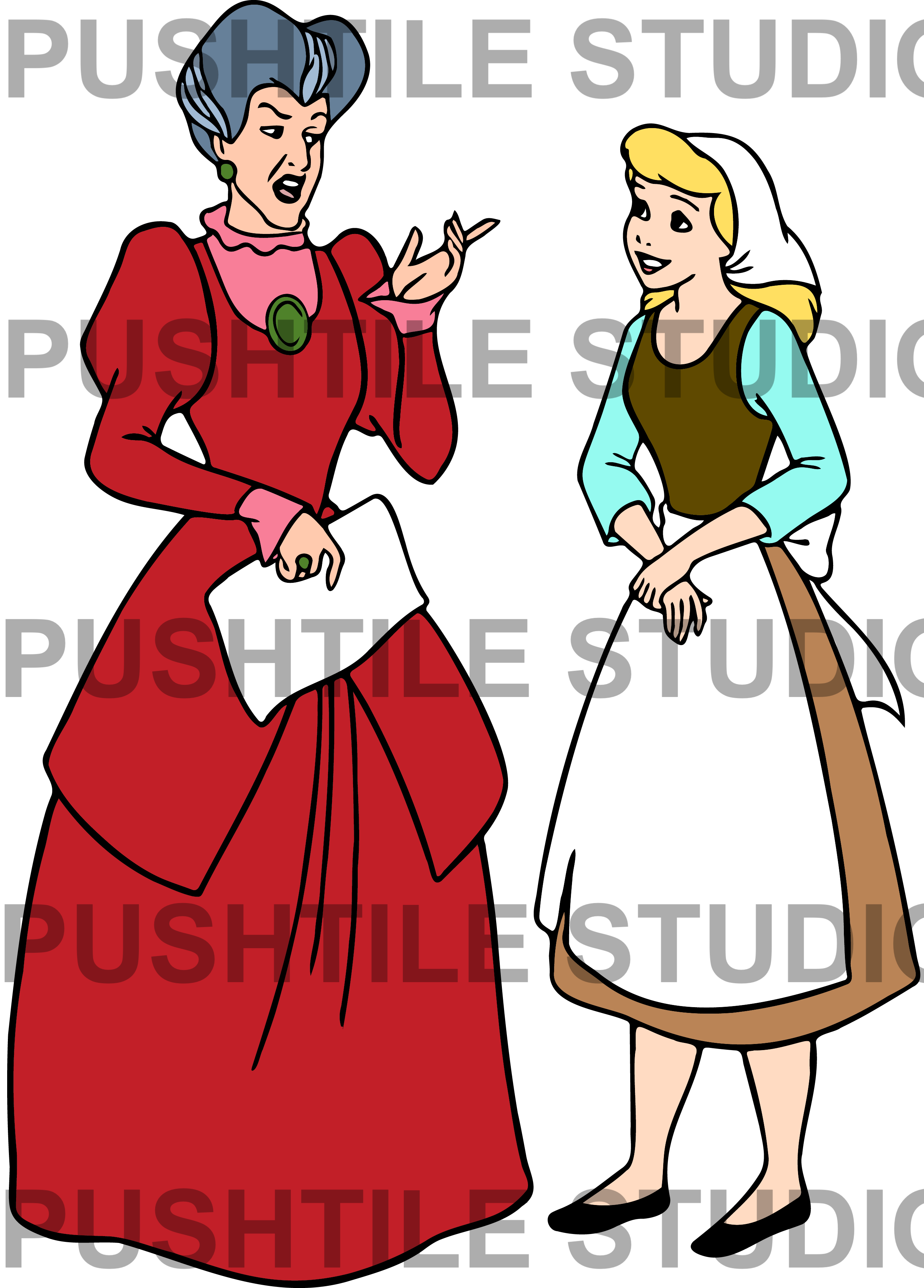  Pre-Release Push Tile Game 2 Player Set（ Cinderella ) 65 Tiles