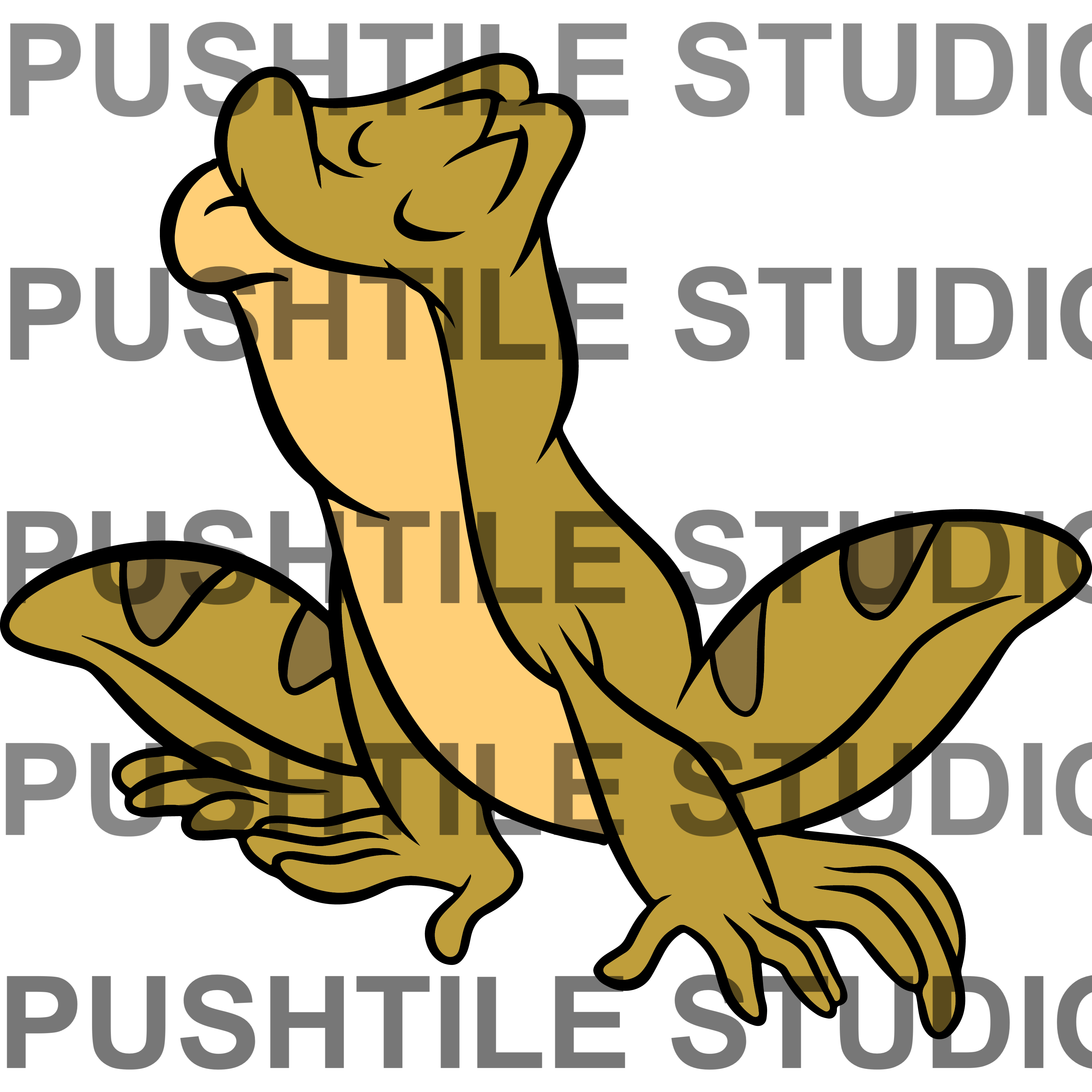 Push Tile Game 2 Player Set（ The Princess and the Frog ）65 Tiles