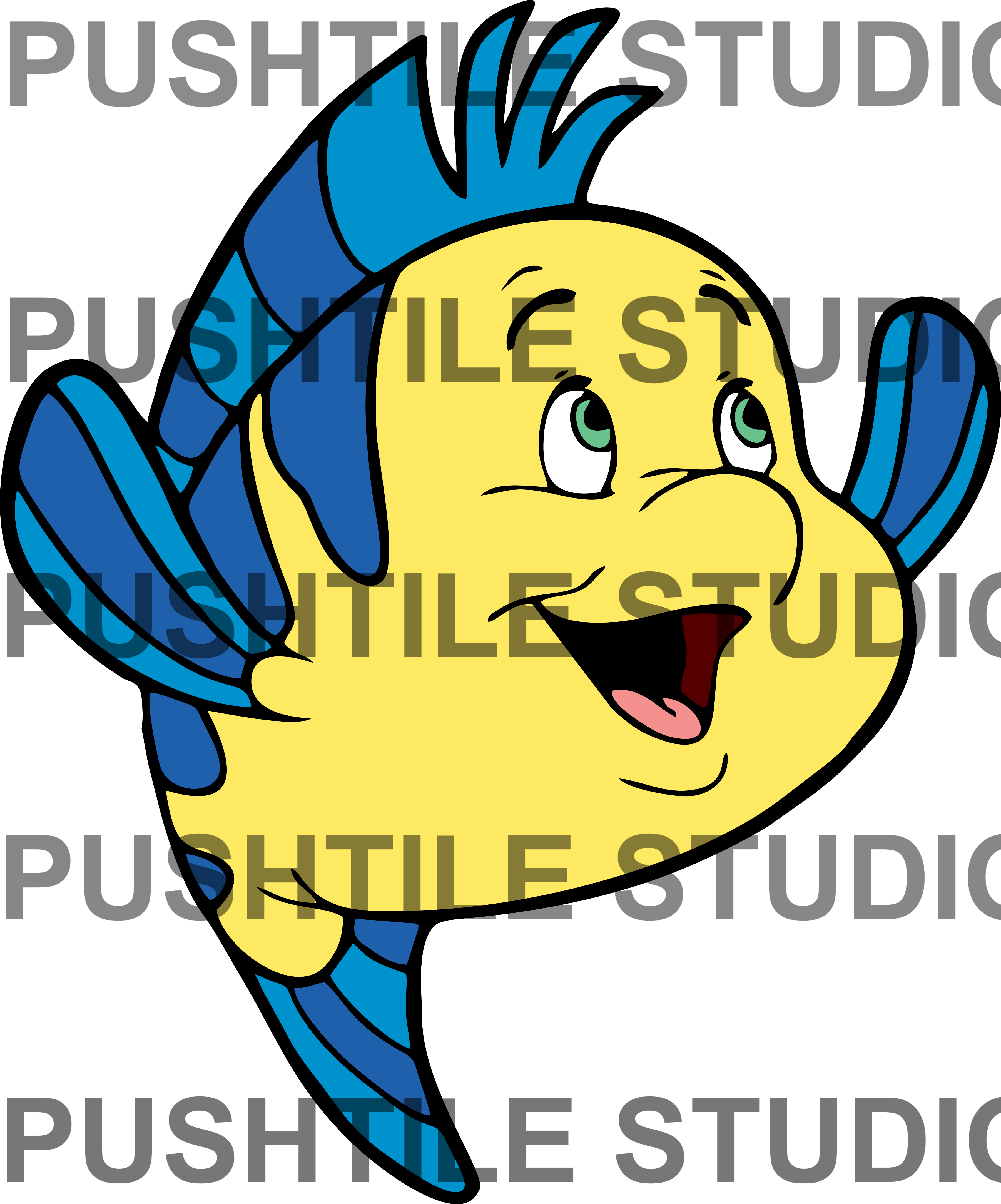 Push Tile Game 2 Player Set（ Little Mermaid  ）65 Tiles