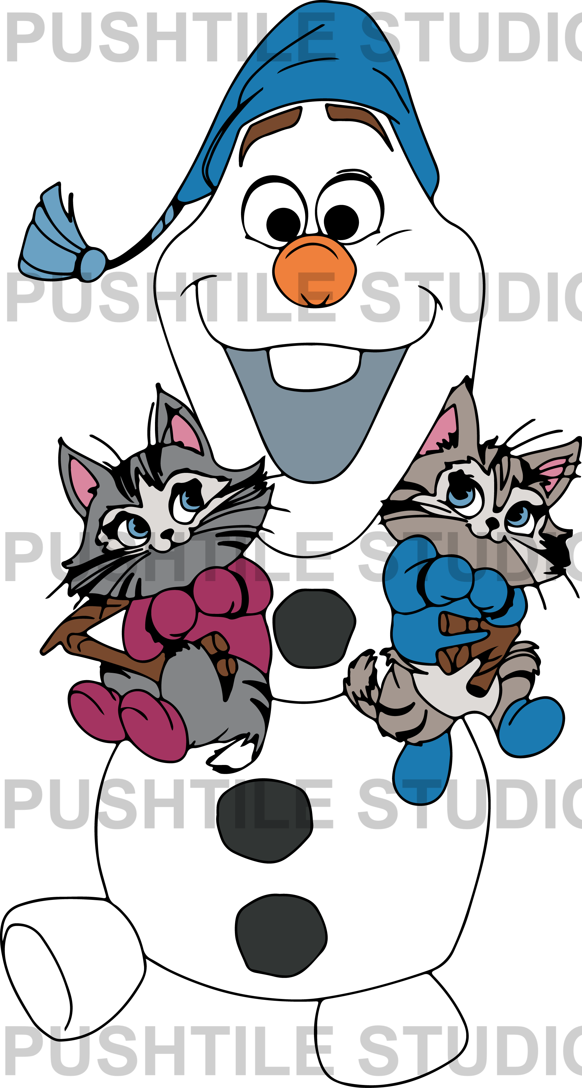 Push Tile Game 2 Player Set（ Frozen  ）65 Tiles