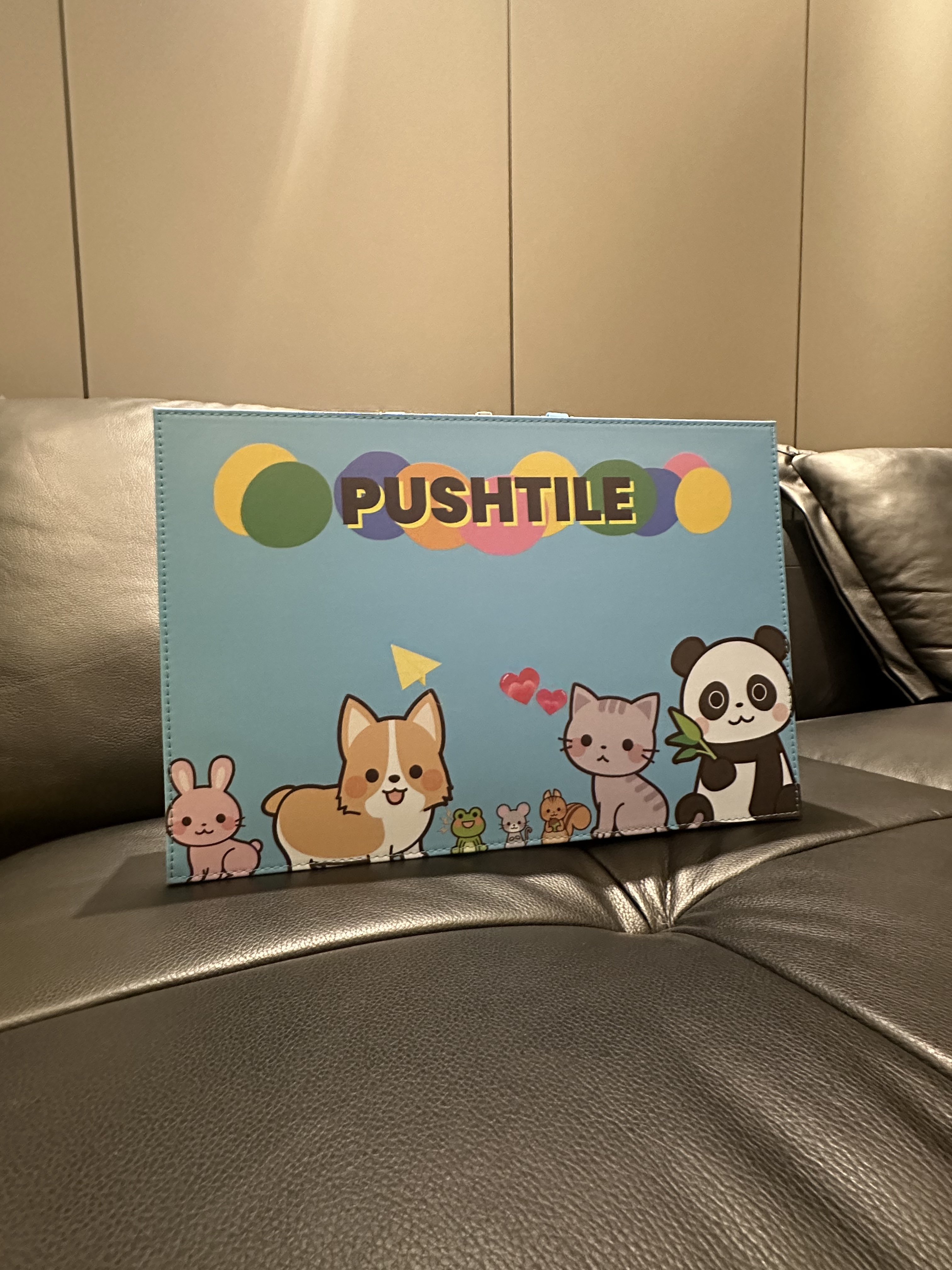 Pre-Order Premium Sky Blue PU Leather Tile Carrying Case 