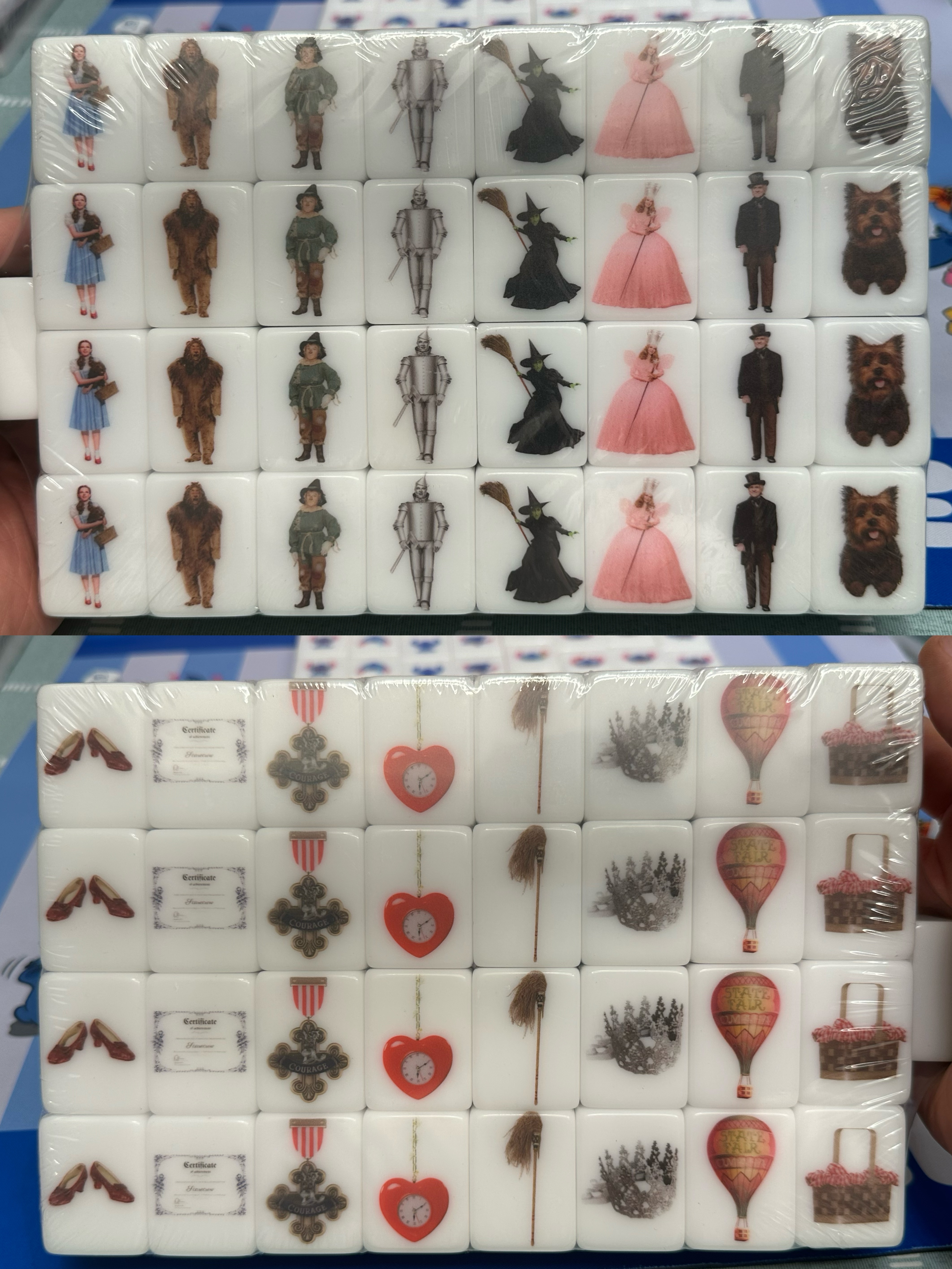 Push Tile Game 2 Player Set（ Wizard of Oz  ）65 Tiles