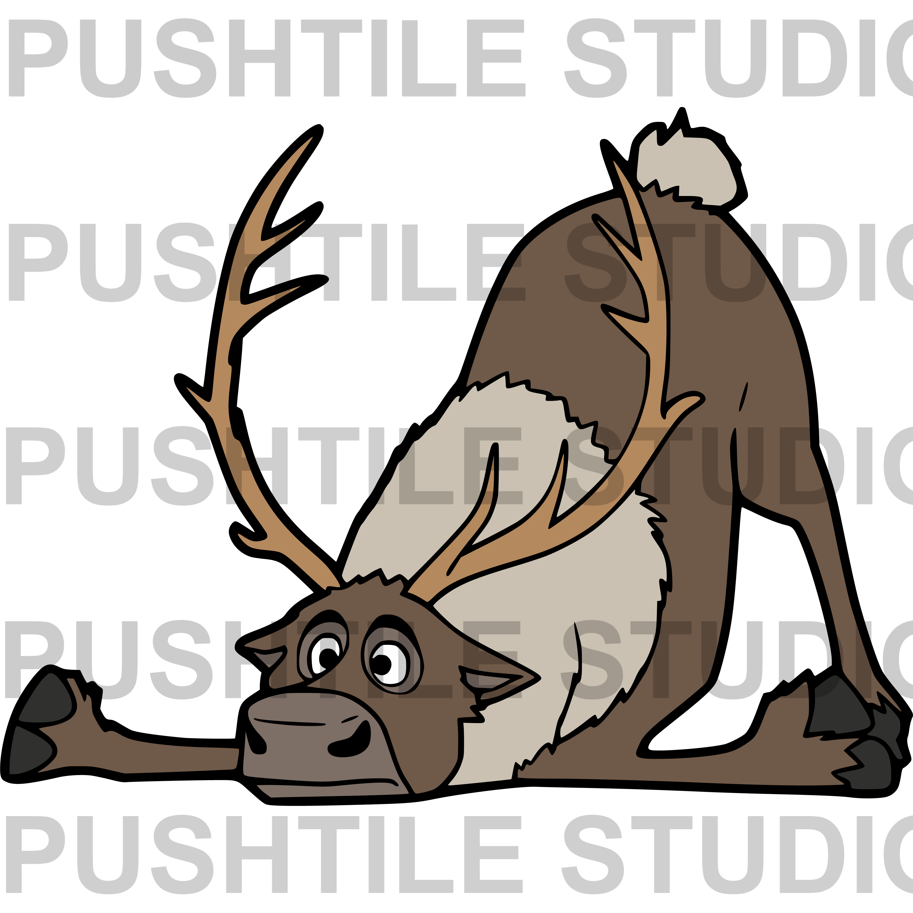 Push Tile Game 2 Player Set（ Frozen  ）65 Tiles