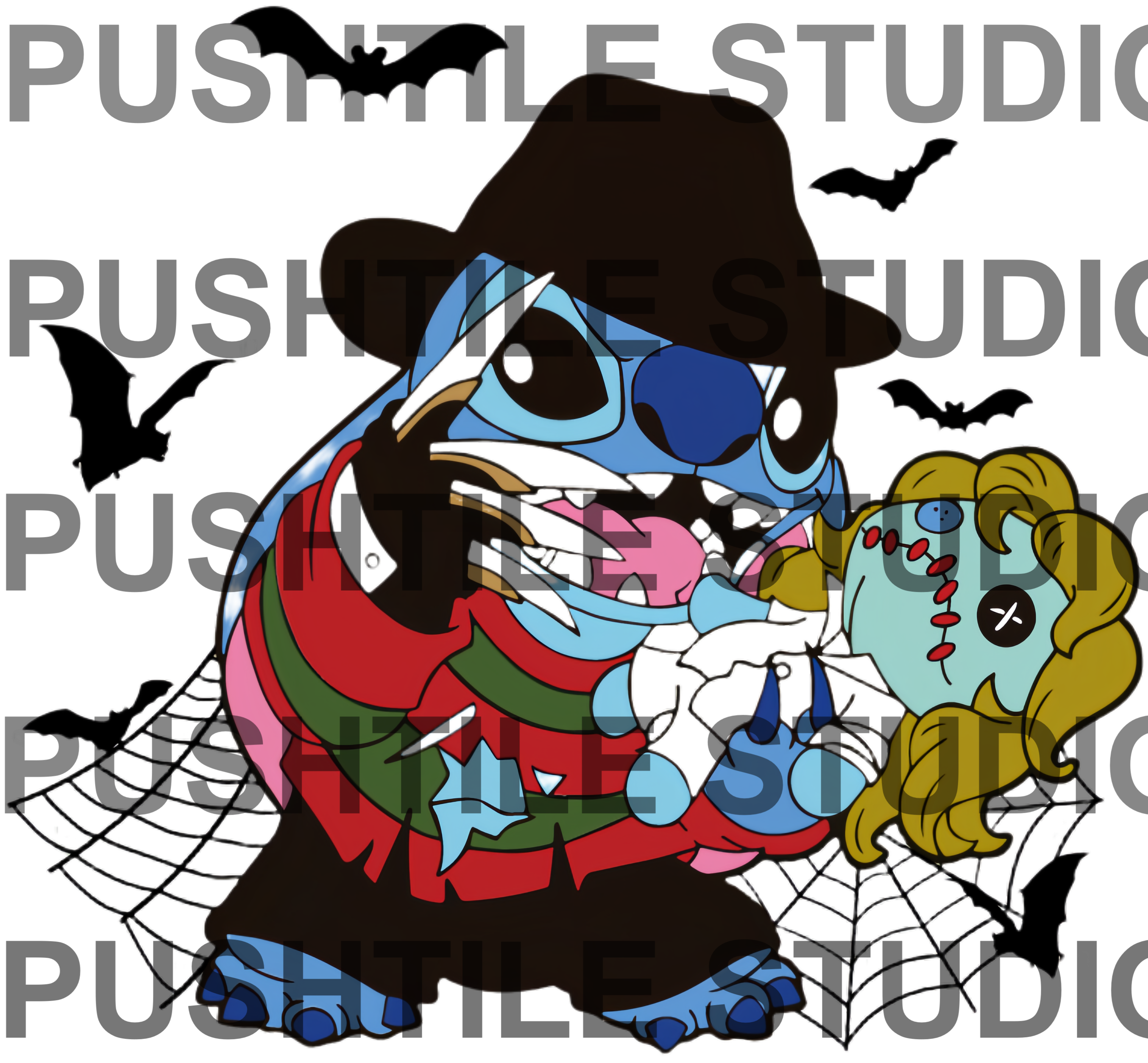 Push Tile Game 2 Player Set（ Stitch Cosplay Vol.3 ）65 Tiles