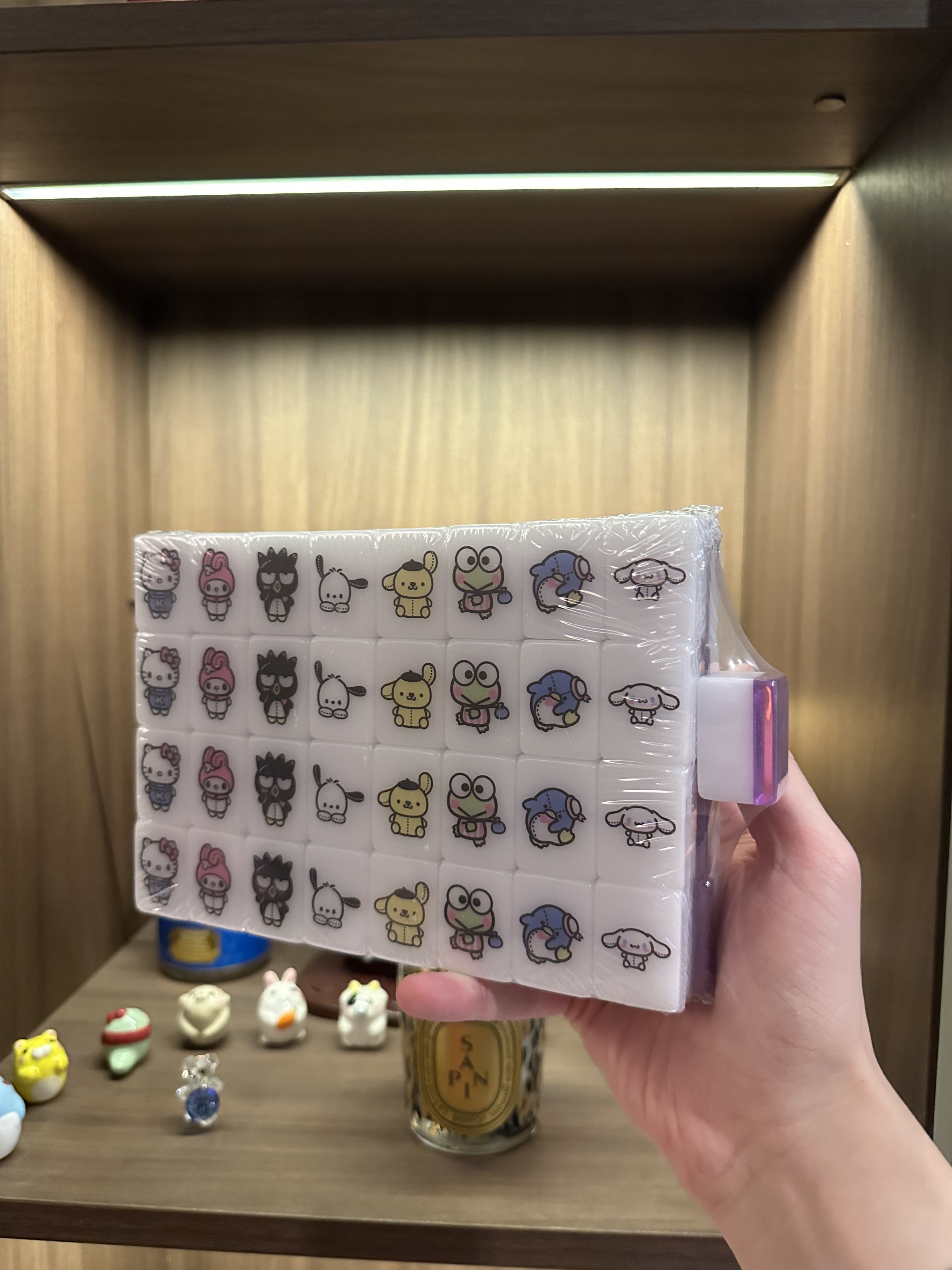 Limited Offer !! - Mini Dark Purple Set ( Strawberry Short Cake , Sanrio Doll, Disney Babies ) 