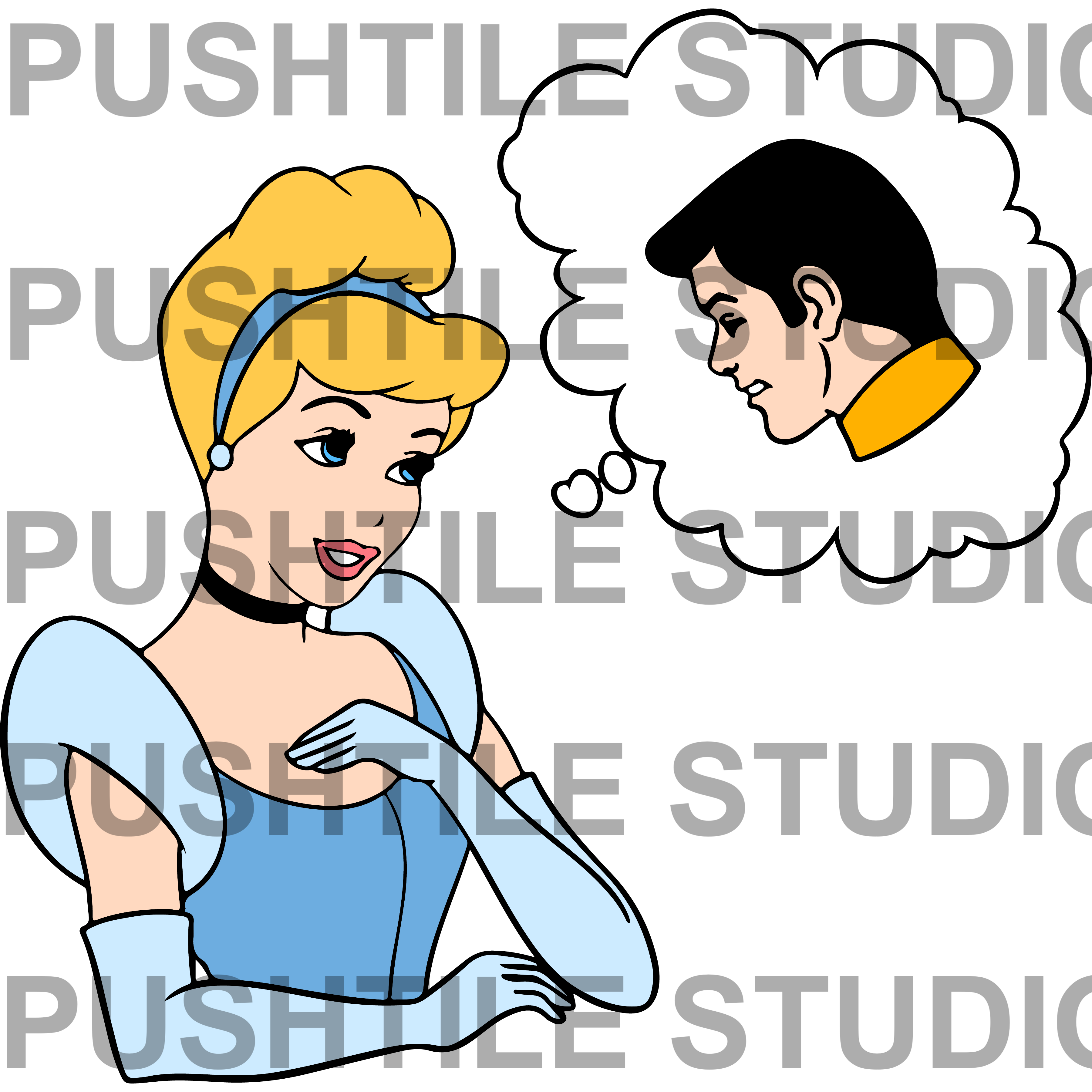  Pre-Release Push Tile Game 2 Player Set（ Cinderella ) 65 Tiles