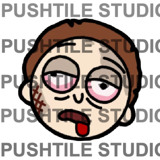 Pre-Release Push Tile Game 2 Player Set（ Rick and Morty ）65 Tiles