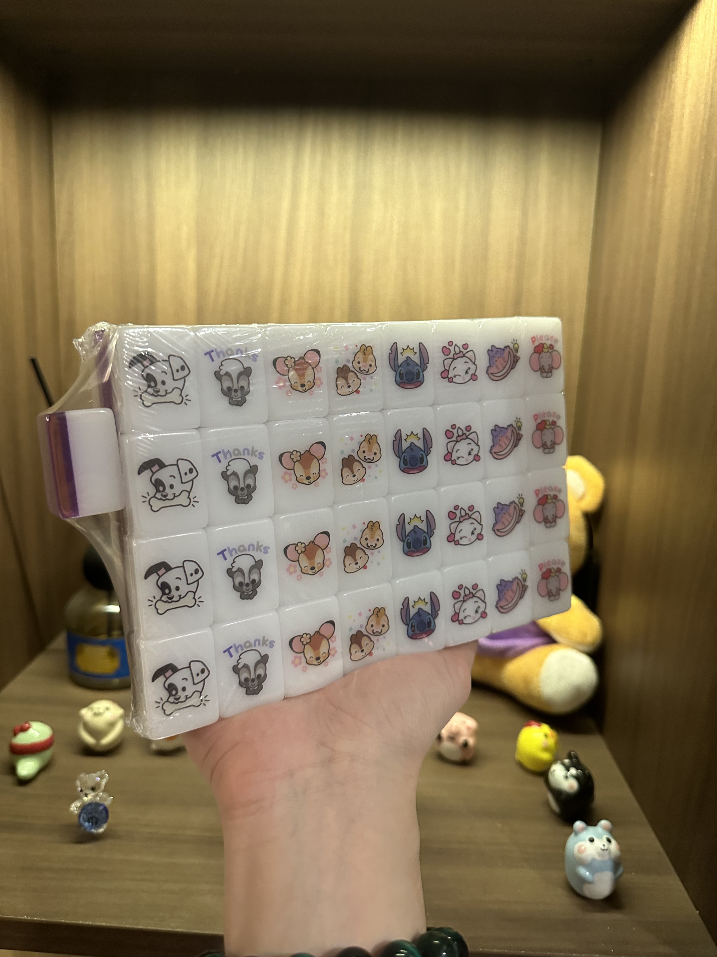 Limited Offer !! - Mini Dark Purple Set ( Strawberry Short Cake , Sanrio Doll, Disney Babies ) 