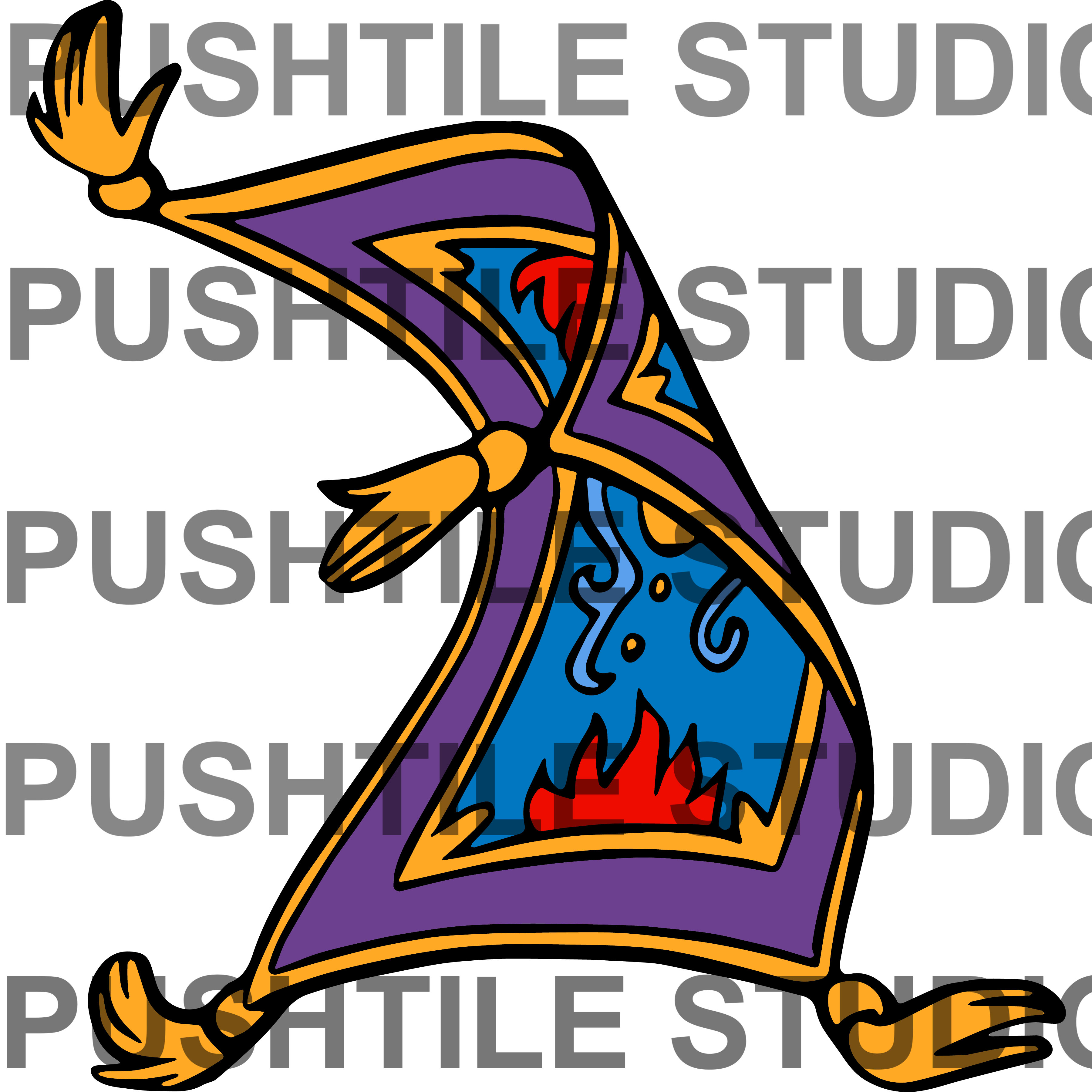 Push Tile Game 2 Player Set（ Aladdin  ）65 Tiles