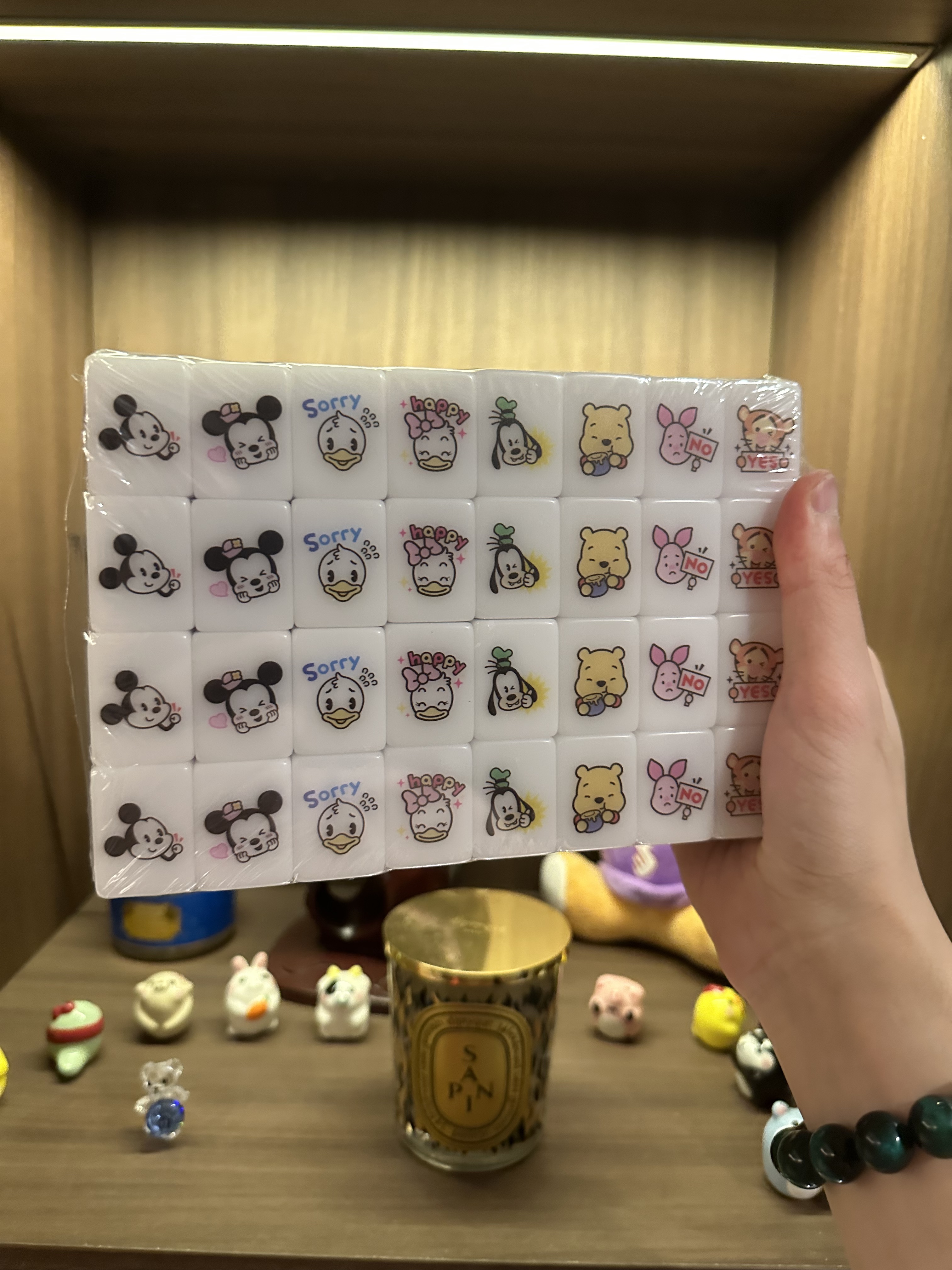 Limited Offer !! - Mini Dark Purple Set ( Strawberry Short Cake , Sanrio Doll, Disney Babies ) 