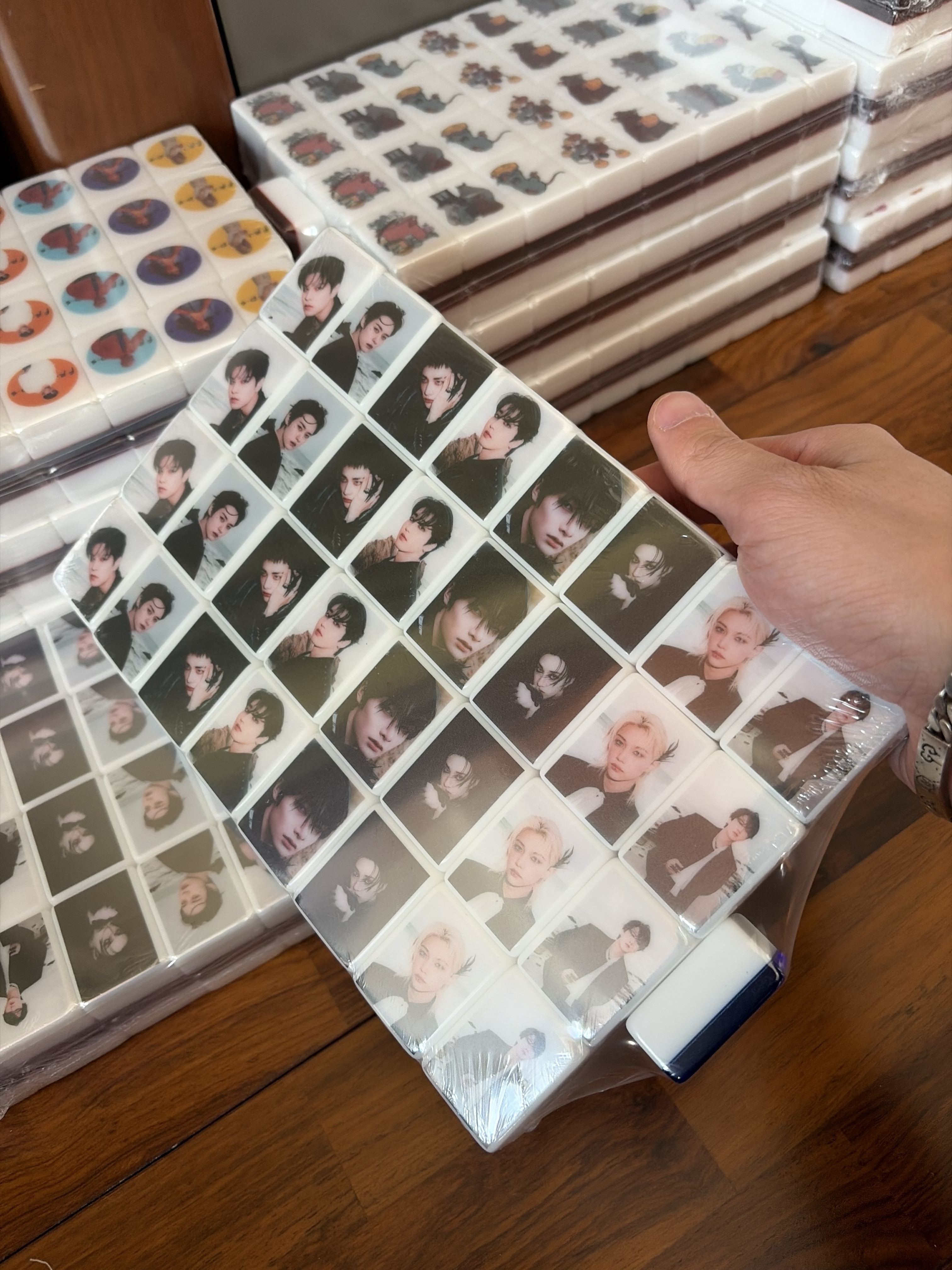 Push Tile Game  2 Player Set（ Stray kids ）65 Tiles