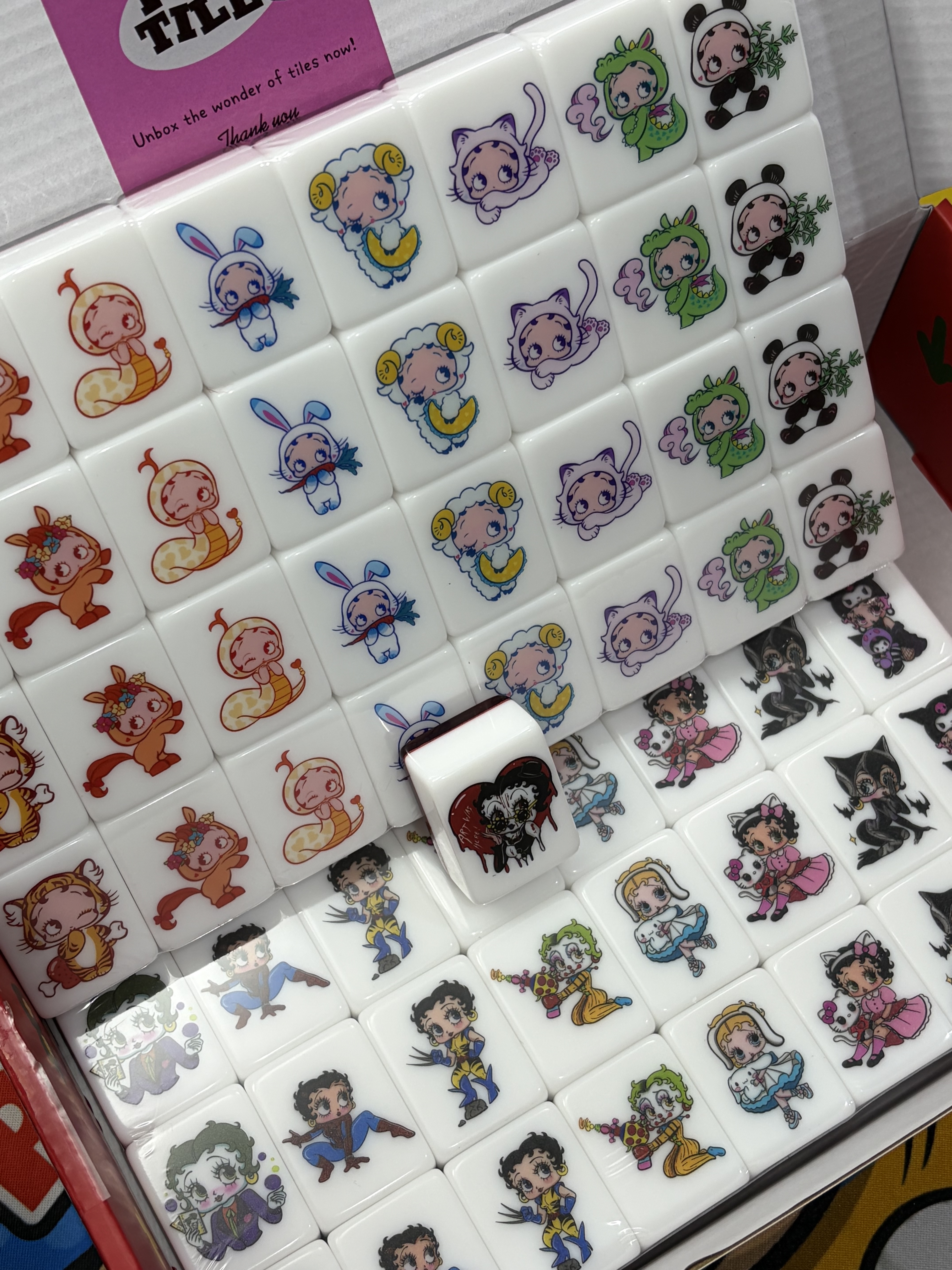 Push Tile Game 2 Player Set（ Betty Cosplay ）65 Tiles