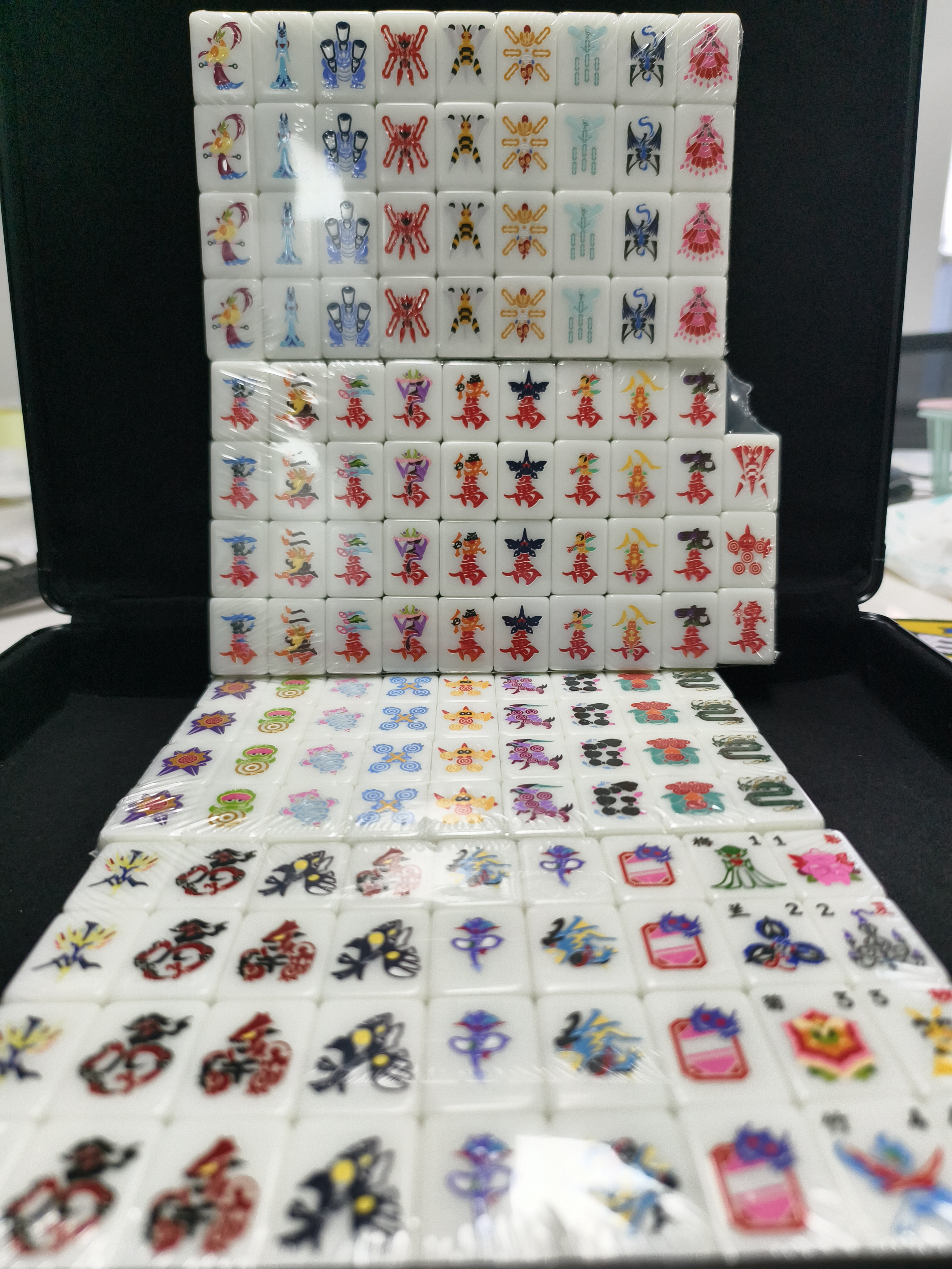 Monsters Mahjong Tile Set 2.0 - Mega Evolution Edtion( 144 pcs ) 