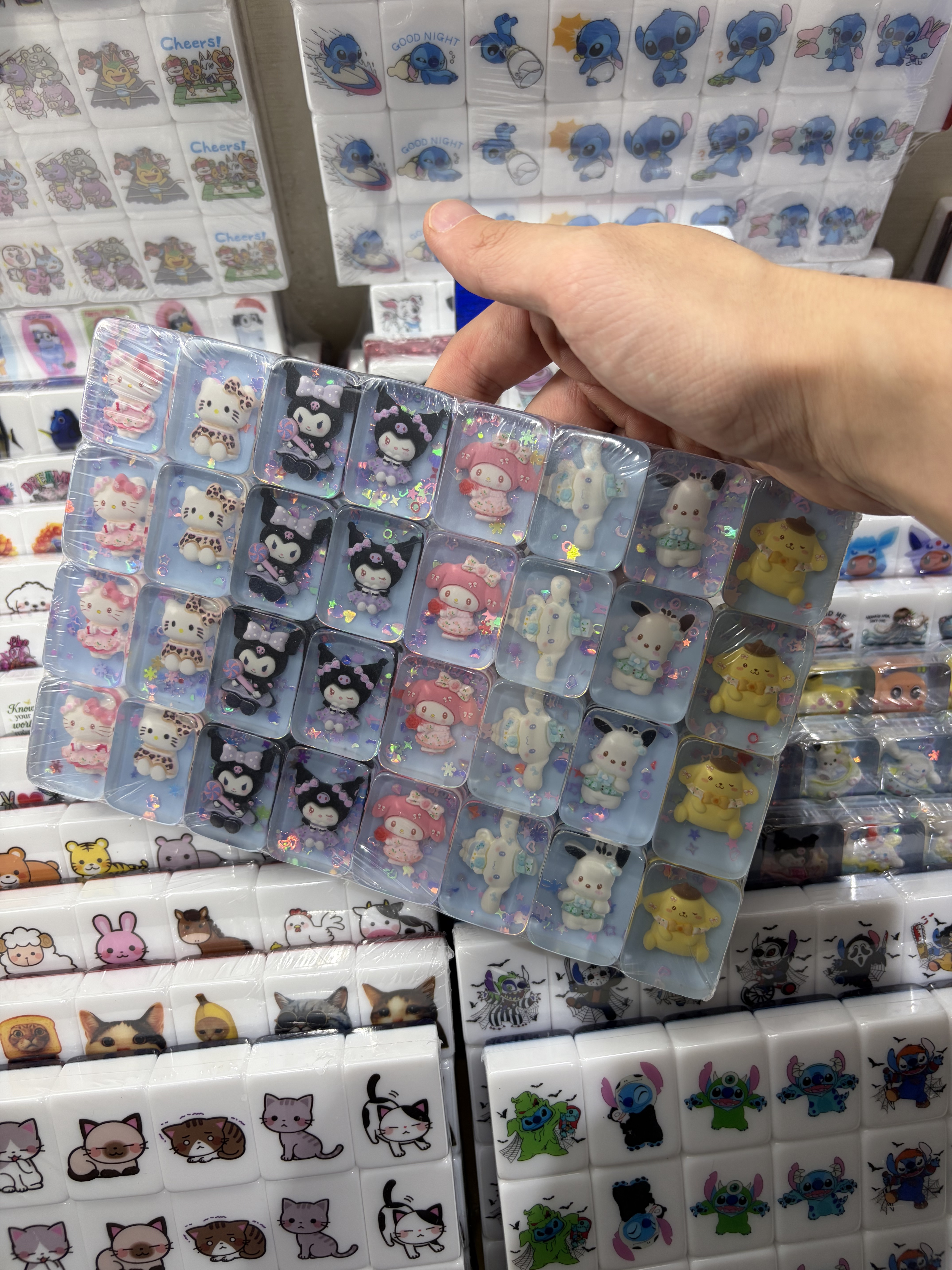 Pushtile Mahjong Night Glow Tiles