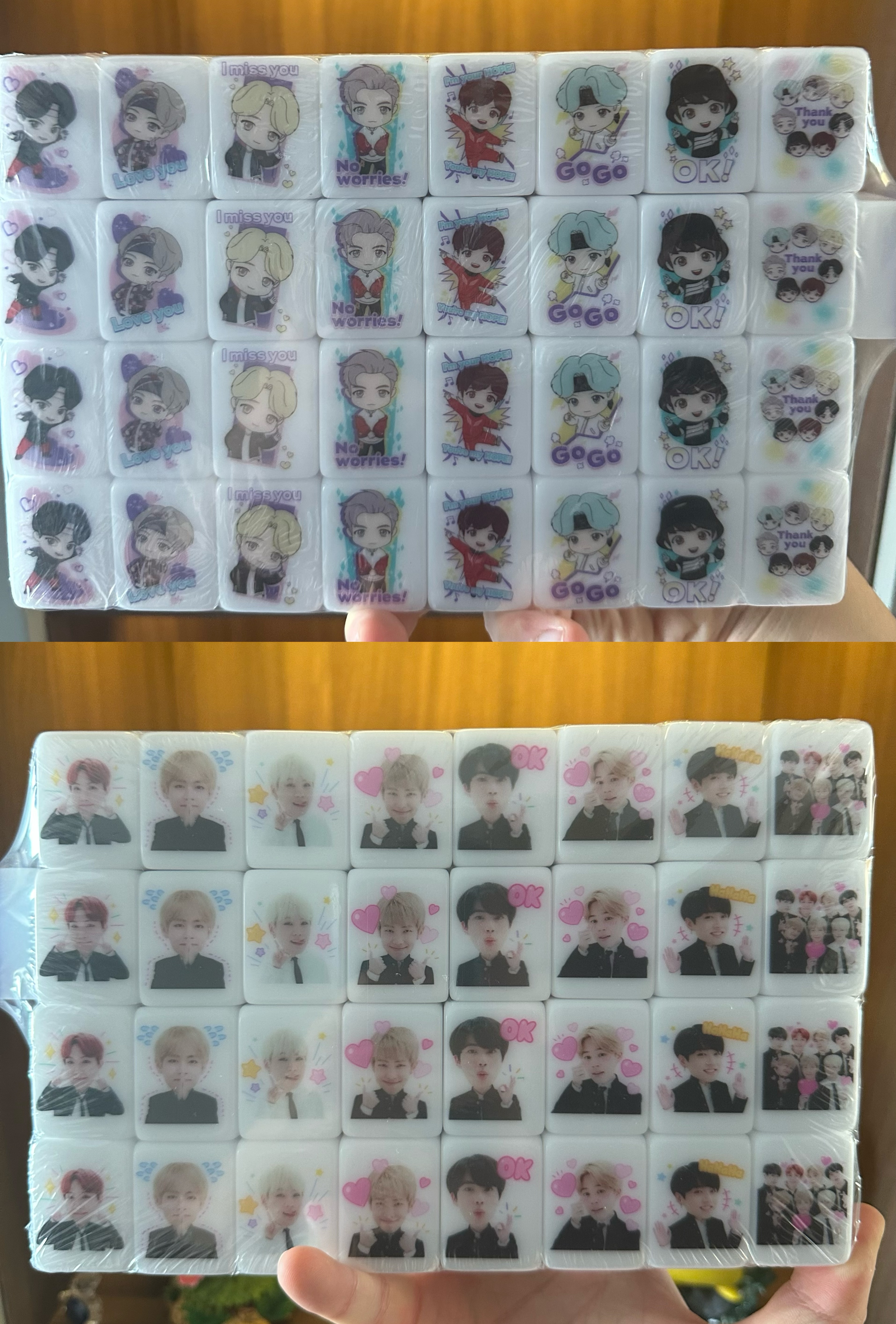 Push Tile Game 2 Player Set（ BTS ）65 Tiles