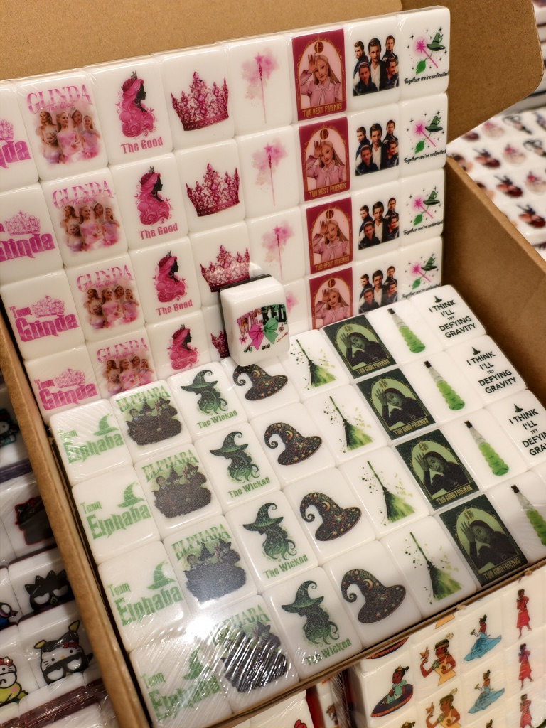 Push Tile Game 2 Player Set（ Wicked ）65 Tiles