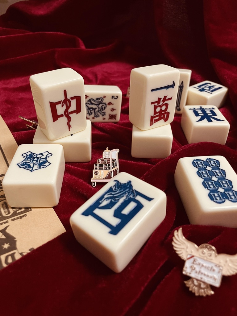 Handmade Traditional Harry Potter Mahjong Tile Set ( 144 pcs )
