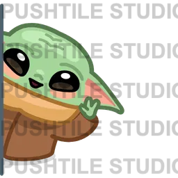  Pre-Release Push Tile Game 2 Player Set（Baby Yoda ）65 Tiles