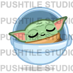  Pre-Release Push Tile Game 2 Player Set（Baby Yoda ）65 Tiles
