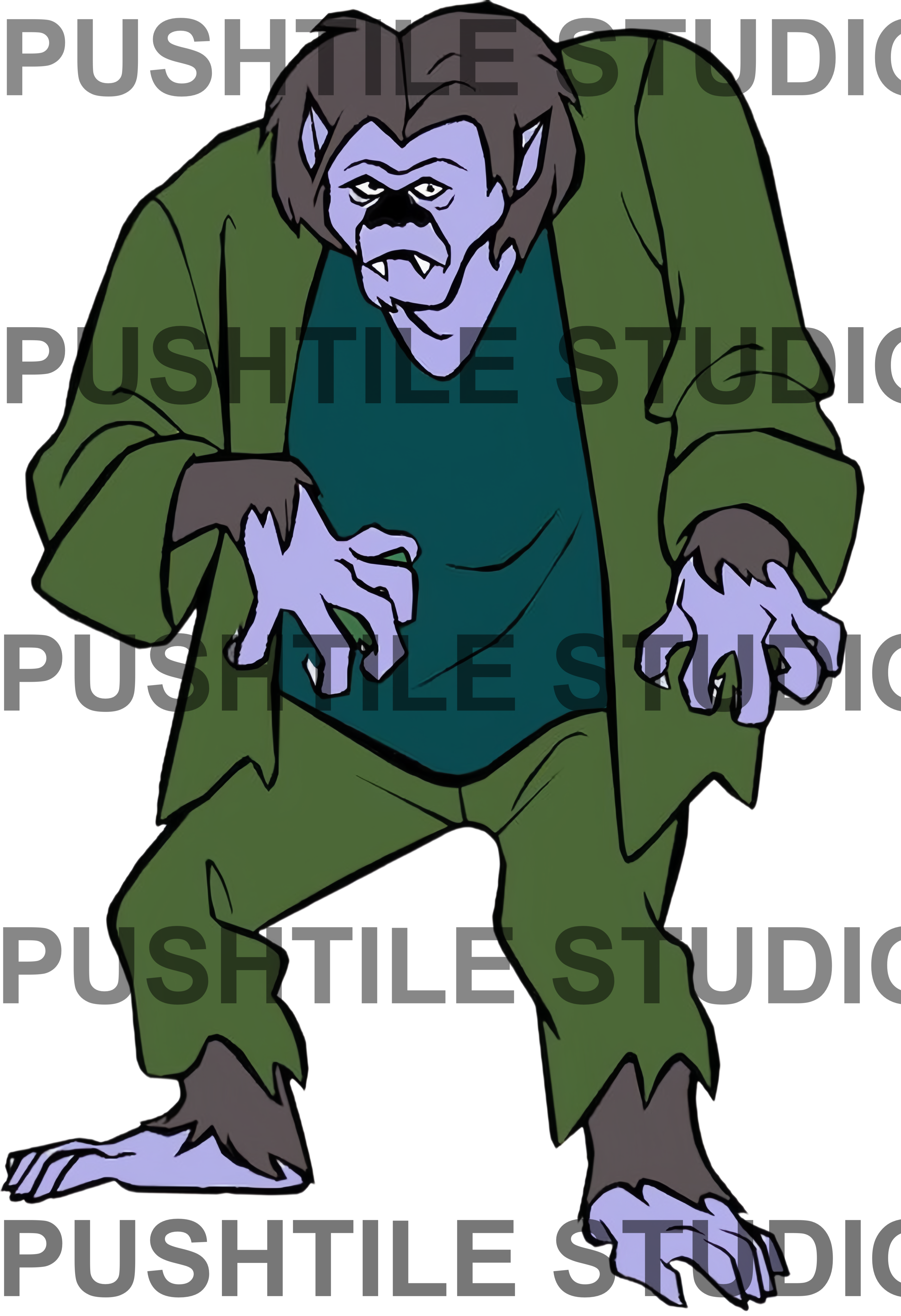 Push Tile Game 2 Player Set（ Scooby Doo ）65 Tiles