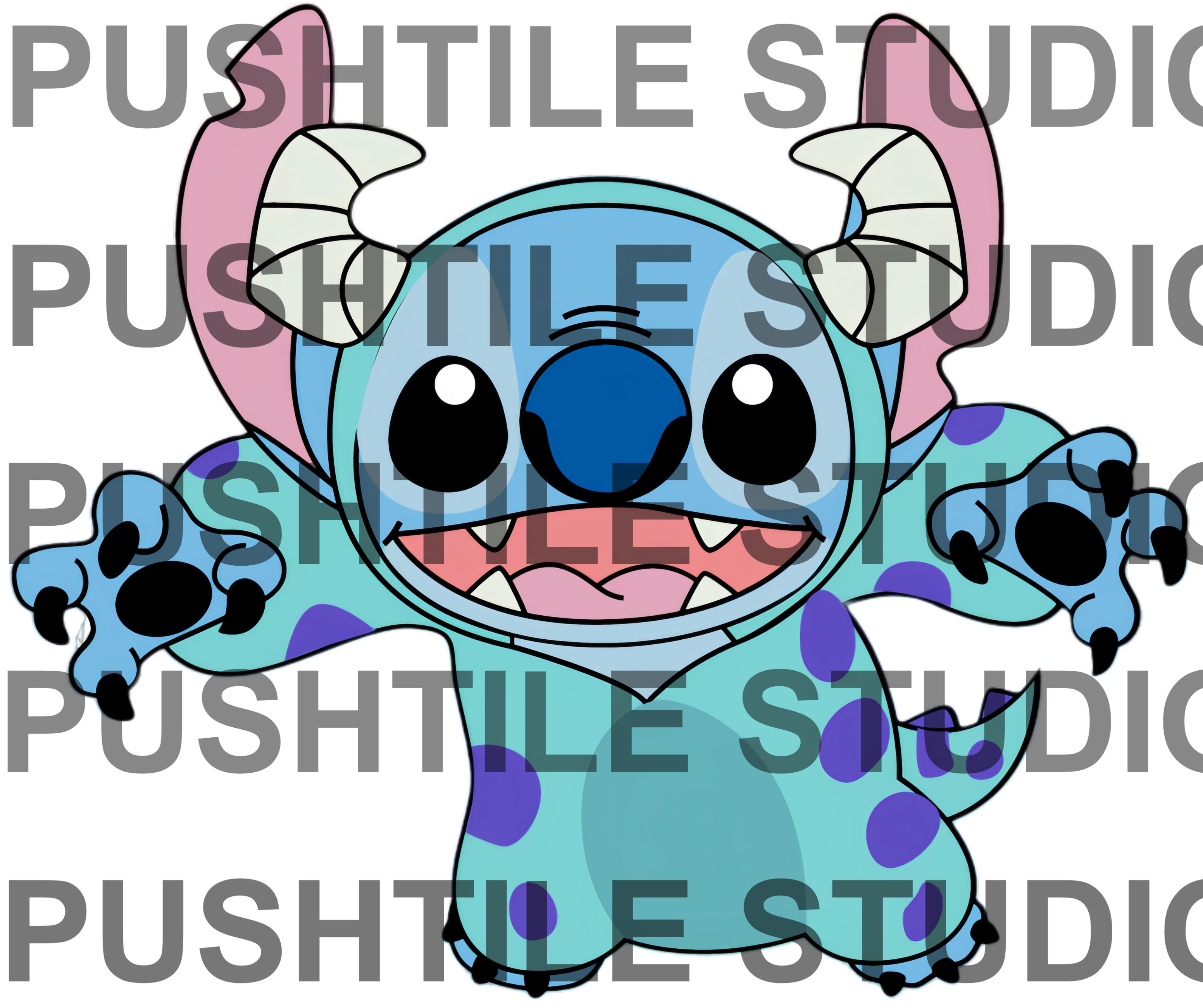 Push Tile Game 2 Player Set（ Stitch Cosplay Vol.3 ）65 Tiles