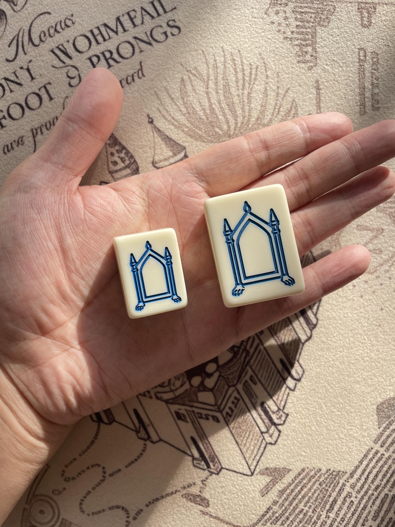 Handmade Traditional Harry Potter Mahjong Tile Set ( 144 pcs )
