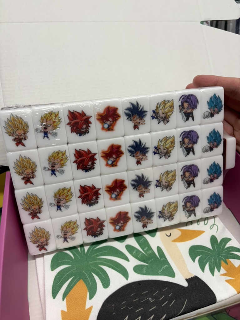 Push Tile Game 2 Player Set（ Chibi Dragonball Z ）65 Tiles