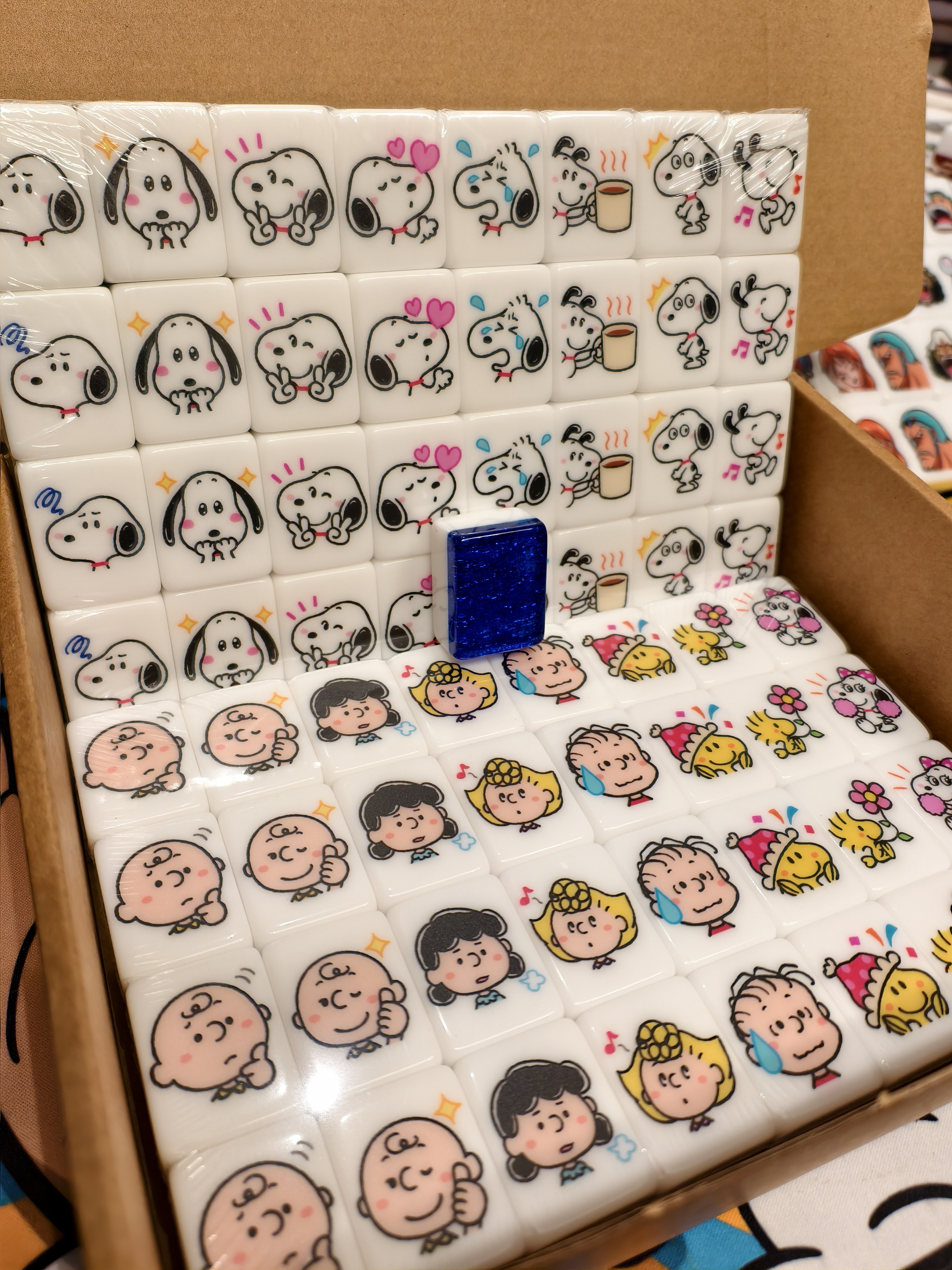 Push Tile Game 2 Player Set（ Snoopy & Friends ）65 Tiles