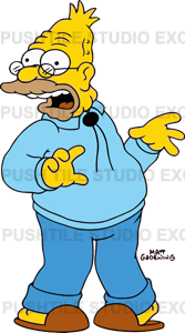 Push Tile Game 2 Player Set（ Simpsons Family VS Antagonists ）65 Tiles