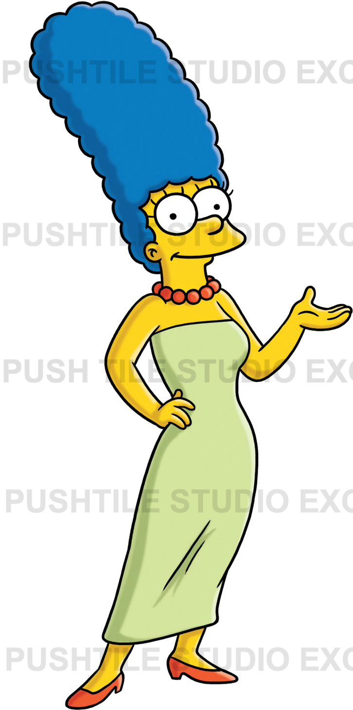 Push Tile Game 2 Player Set（ Simpsons Family VS Antagonists ）65 Tiles