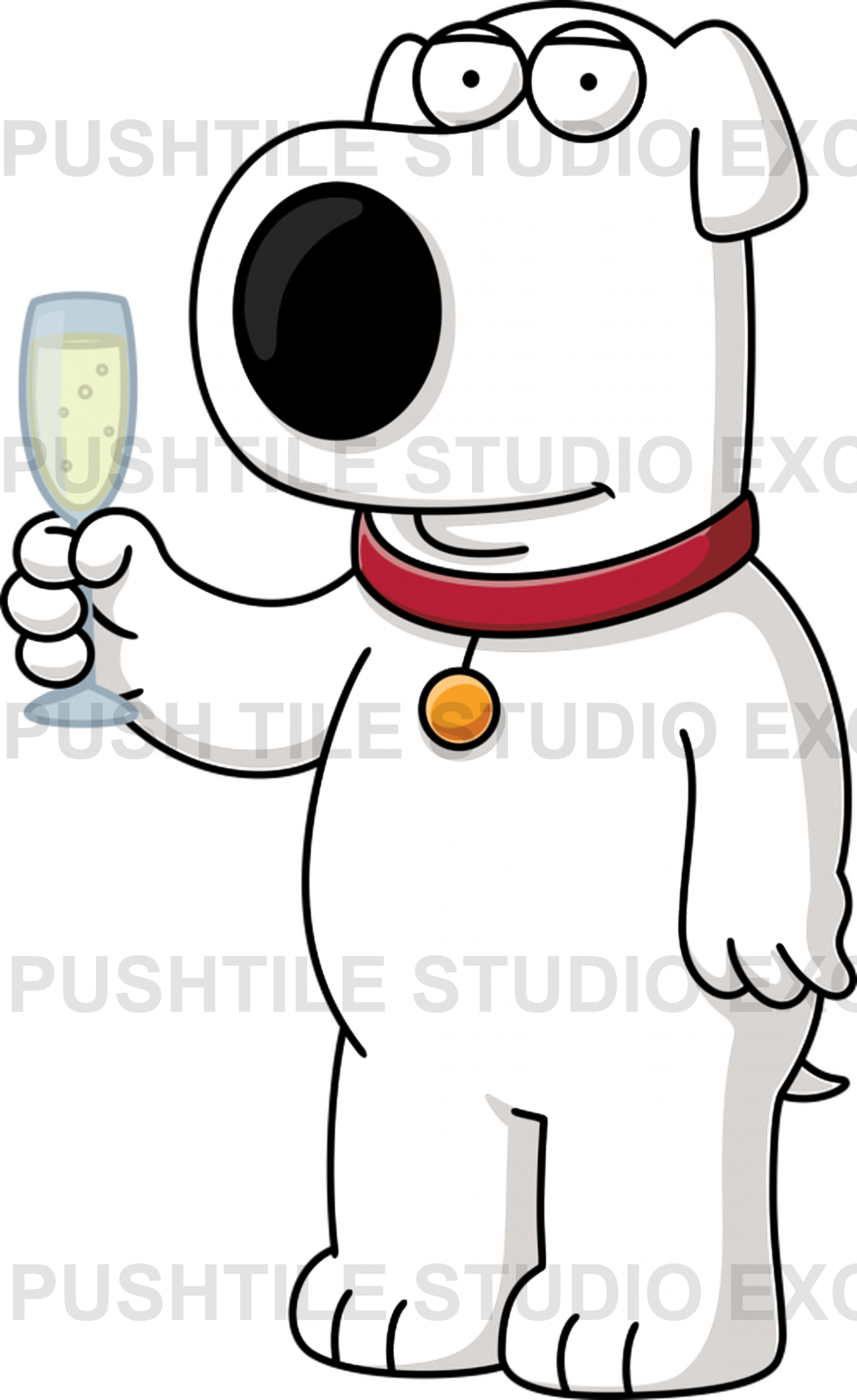 Push Tile Game 2 Player Set（ Family guy - Family Member VS Antagonists ）65 Tiles