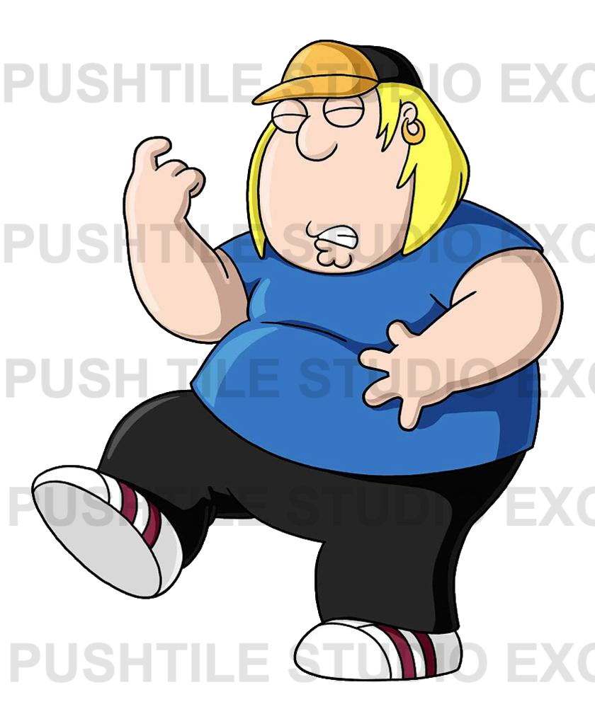 Push Tile Game 2 Player Set（ Family guy - Family Member VS Antagonists ）65 Tiles