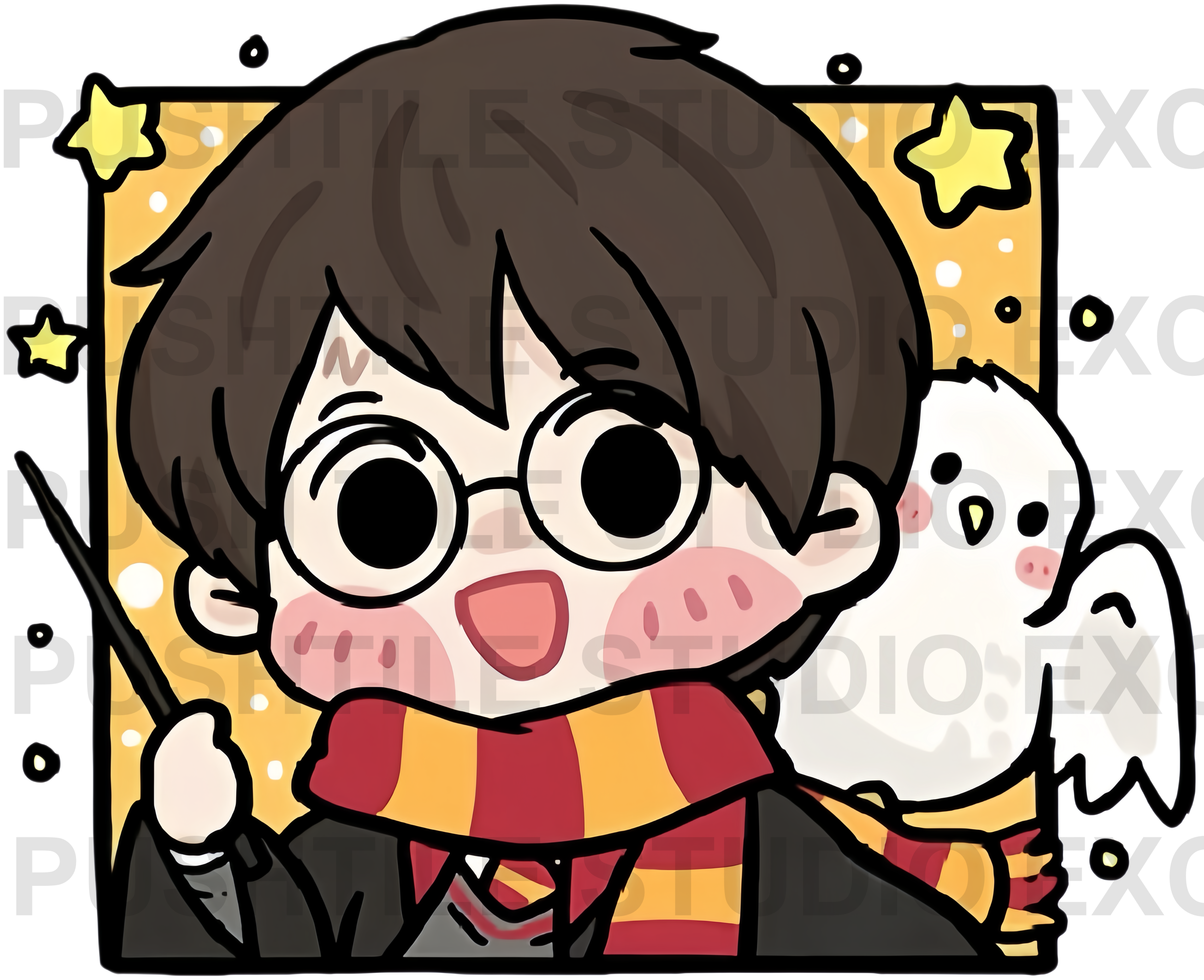 Push Tile Game 2 Player Set（ Harry Potter ）65 Tiles