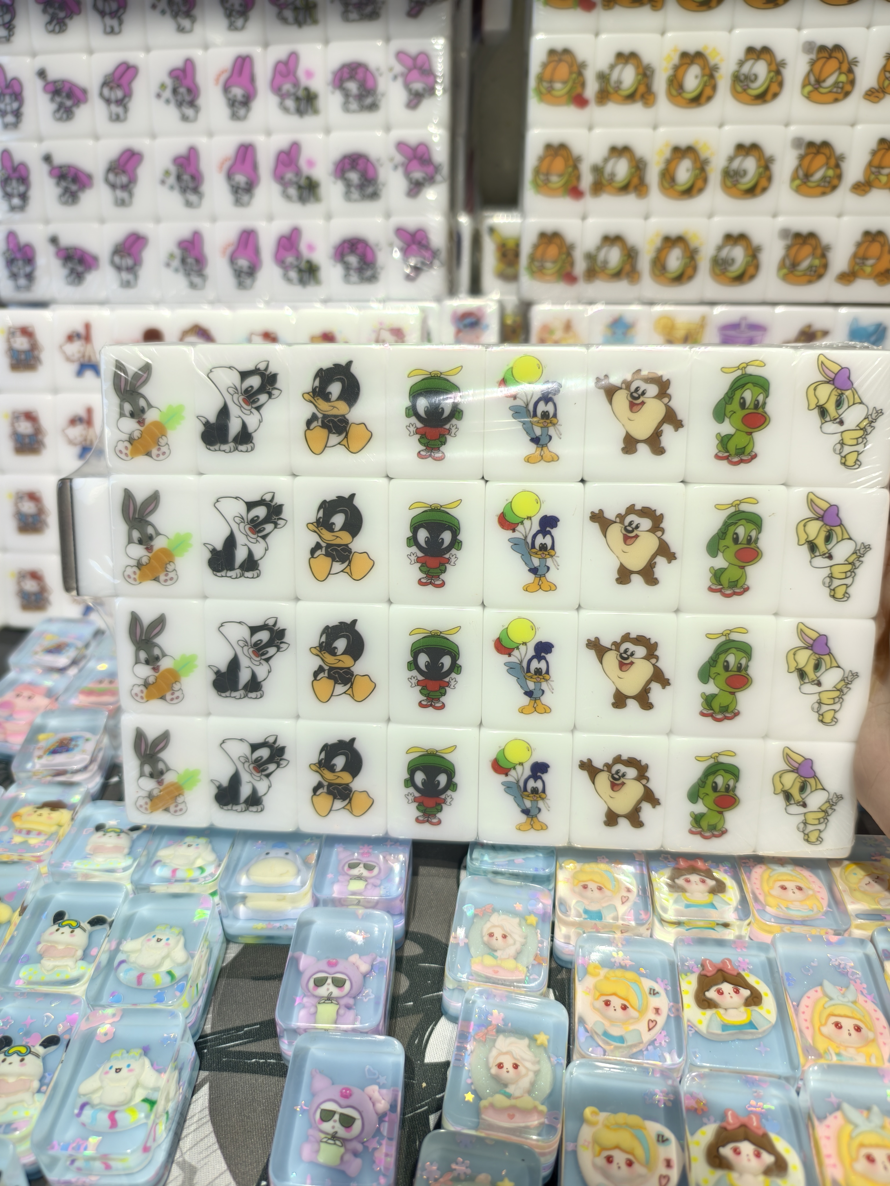 Push Tile Game 2 Player Set（ Baby Lonney Tunes ）65 Tiles